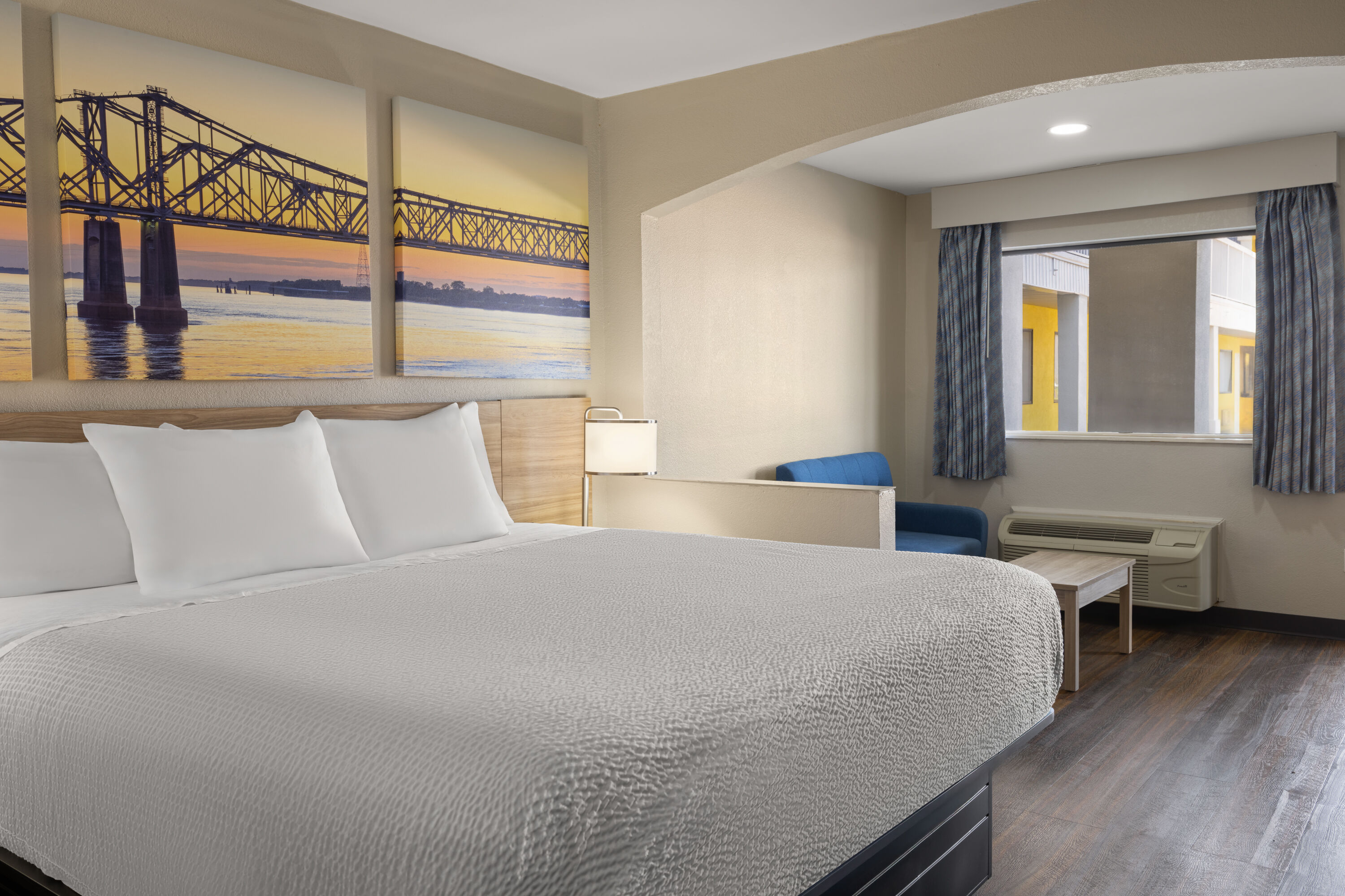 Guest room at the Days Inn & Suites by Wyndham Byram in Byram, Mississippi