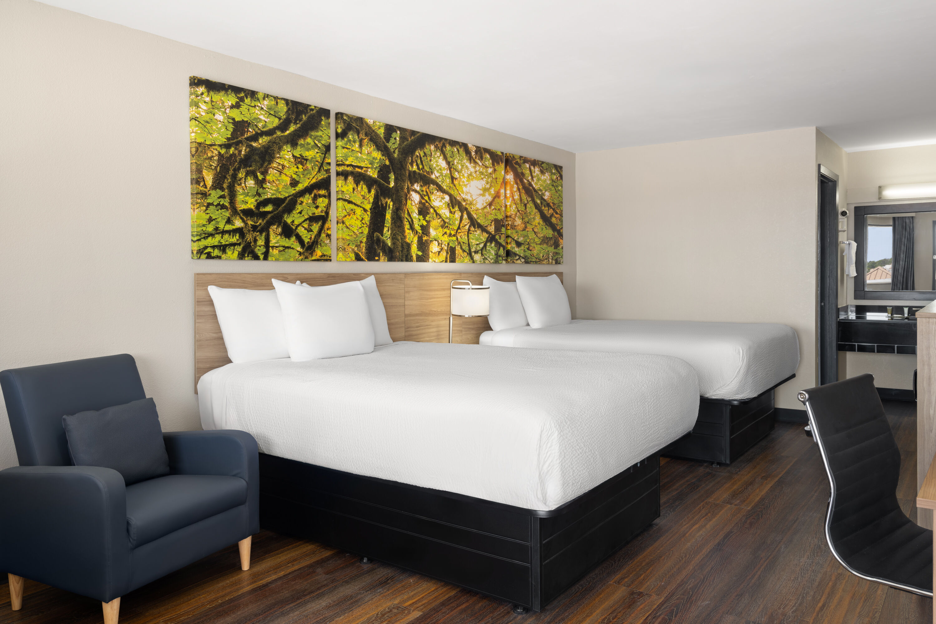 Guest room at the Days Inn & Suites by Wyndham Byram in Byram, Mississippi