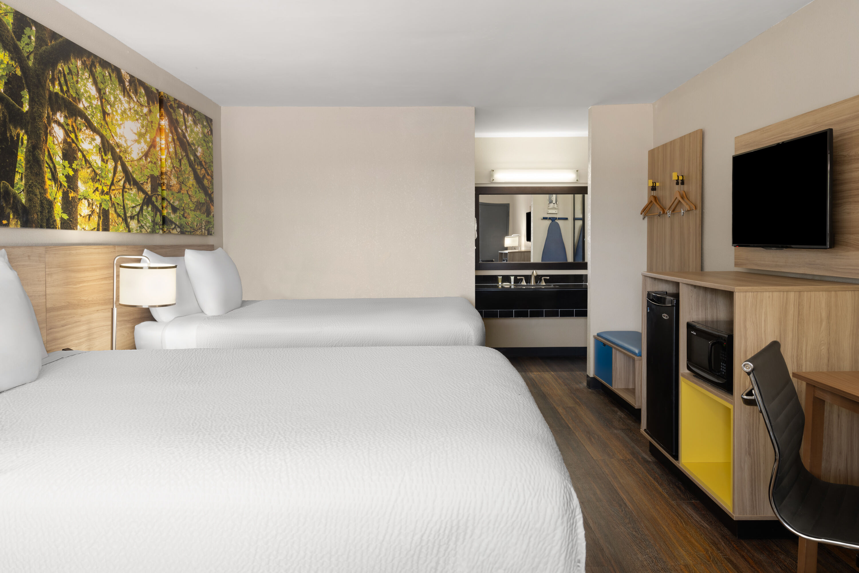 Guest room at the Days Inn & Suites by Wyndham Byram in Byram, Mississippi