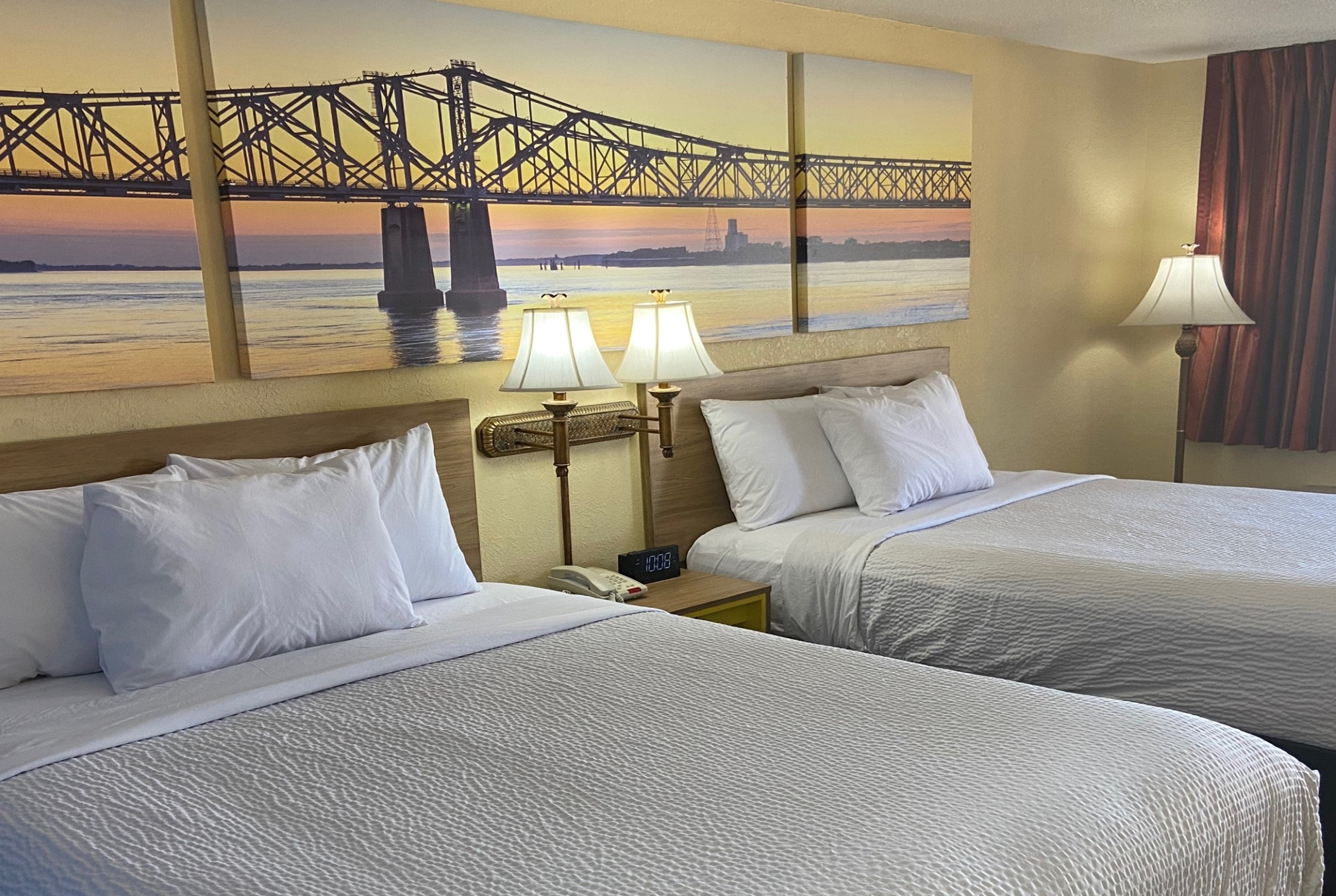 Guest room at the Days Inn by Wyndham Clinton in Clinton, Mississippi