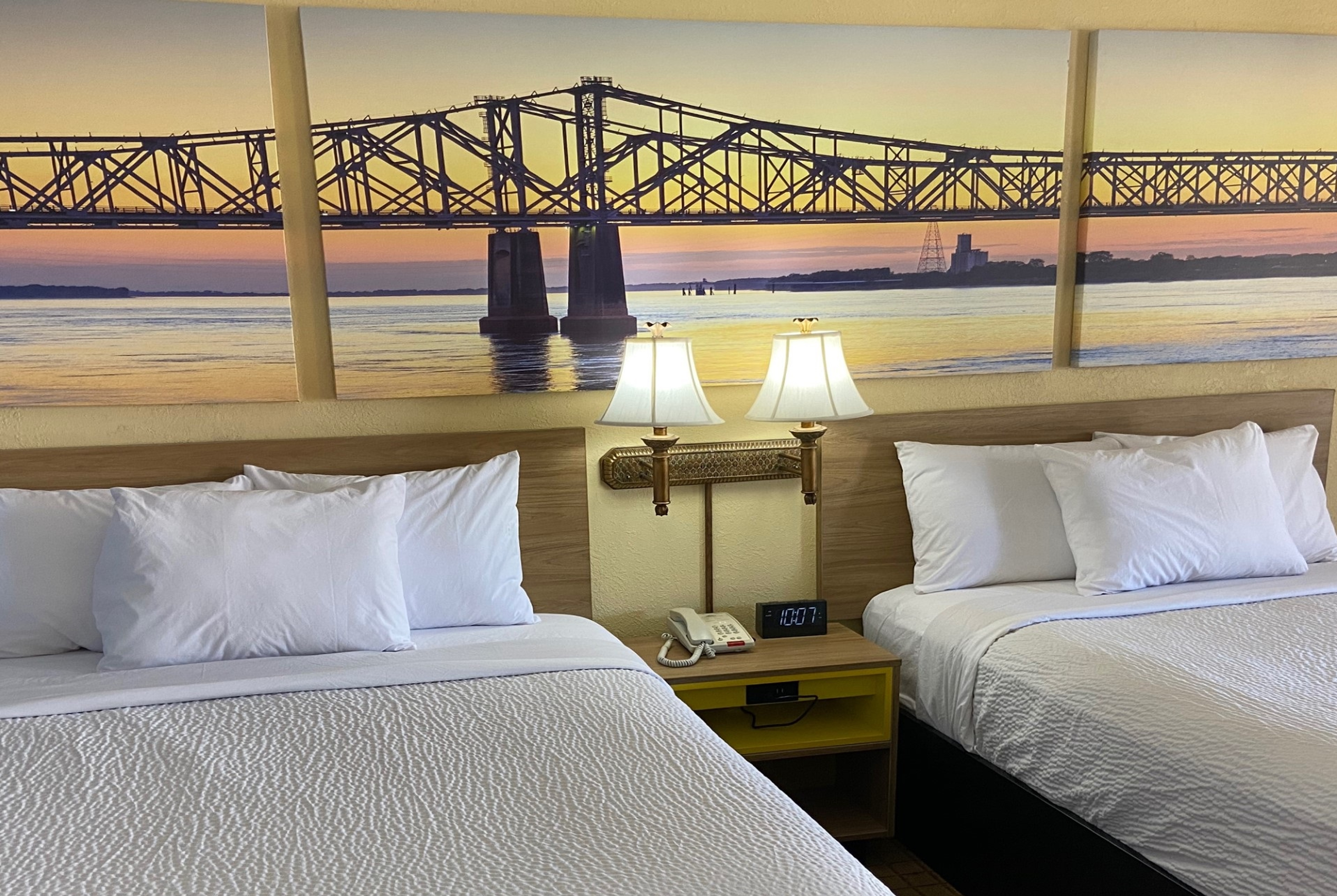 Guest room at the Days Inn by Wyndham Clinton in Clinton, Mississippi