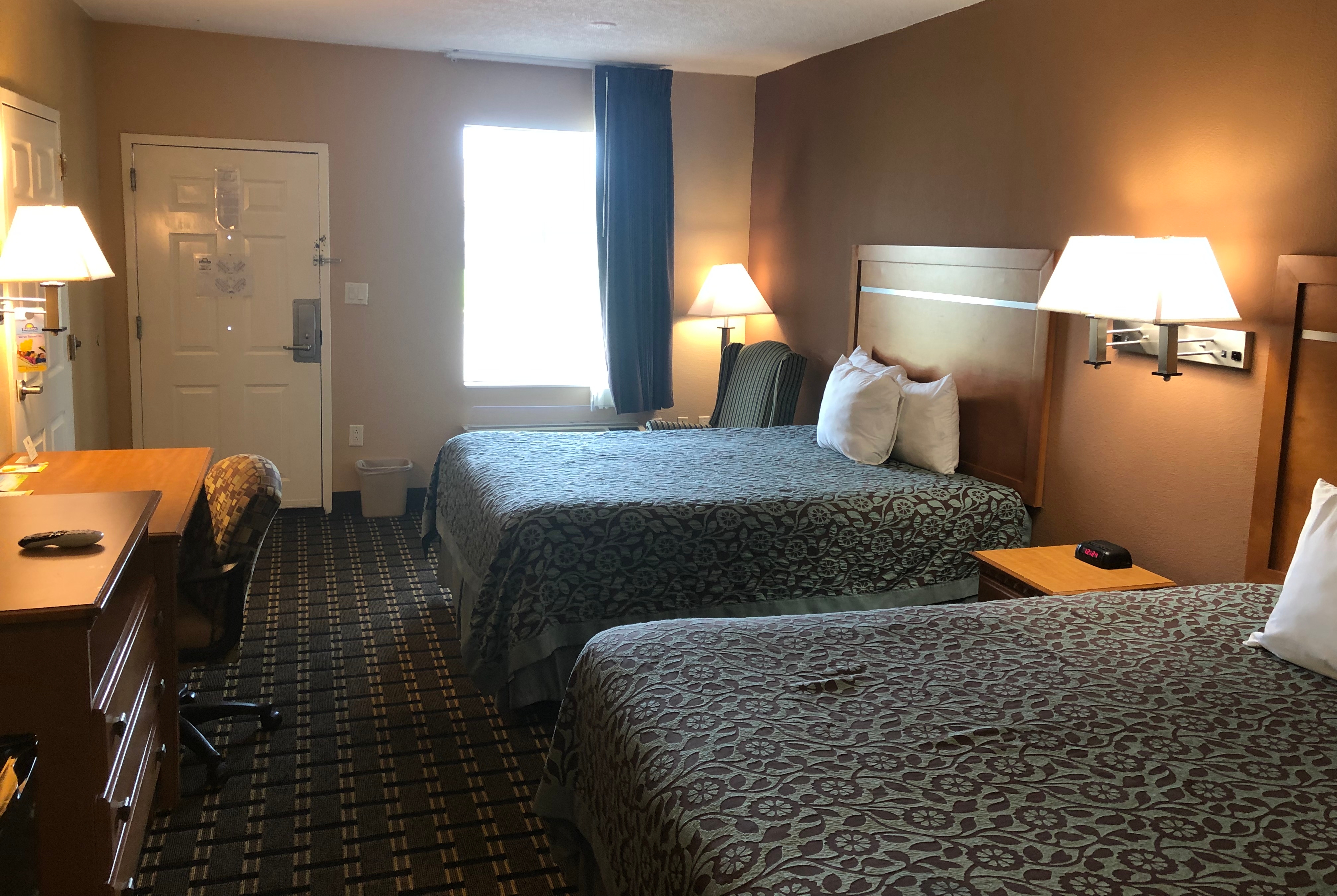 Guest room at the Days Inn by Wyndham Columbus in Columbus, Mississippi