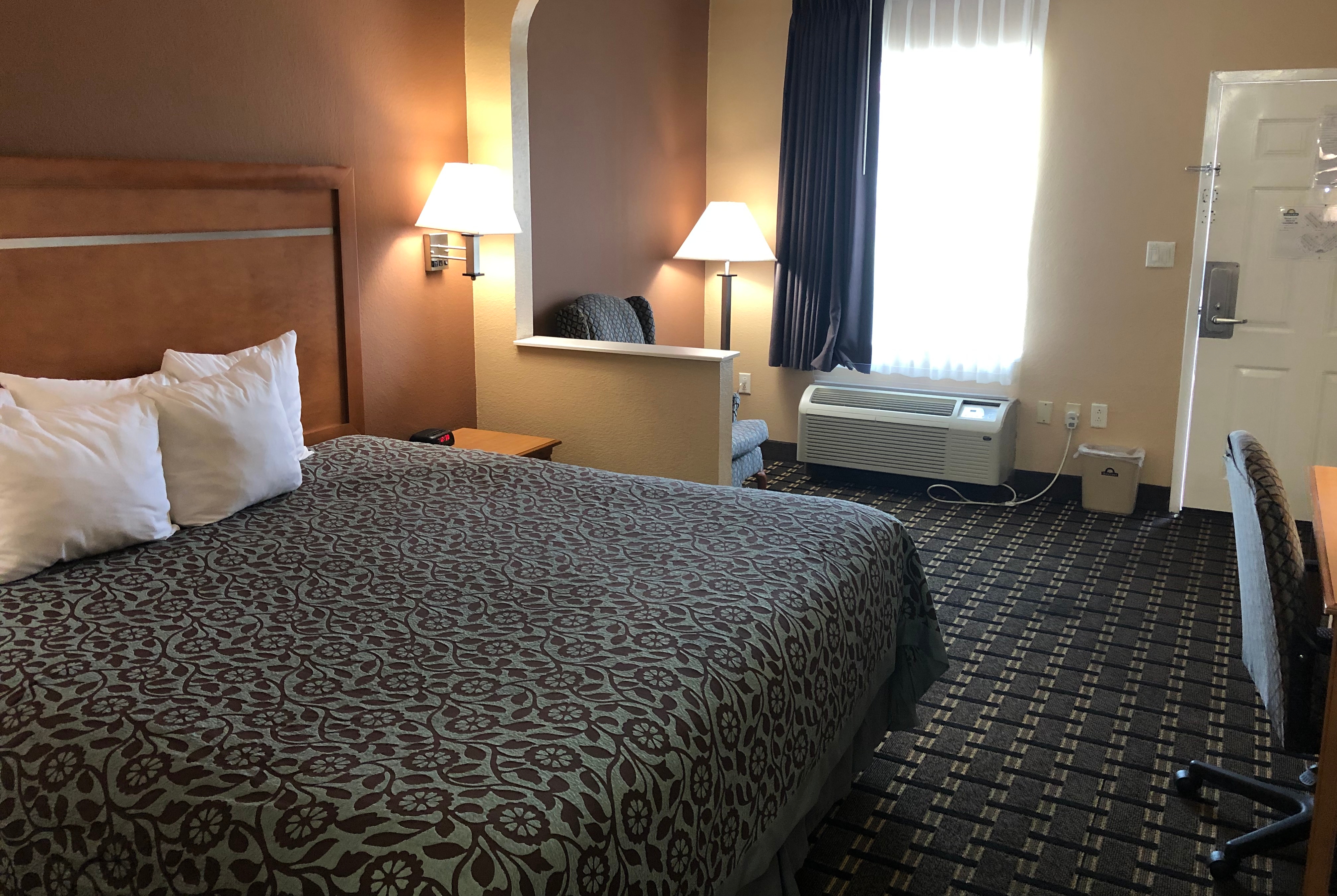 Guest room at the Days Inn by Wyndham Columbus in Columbus, Mississippi