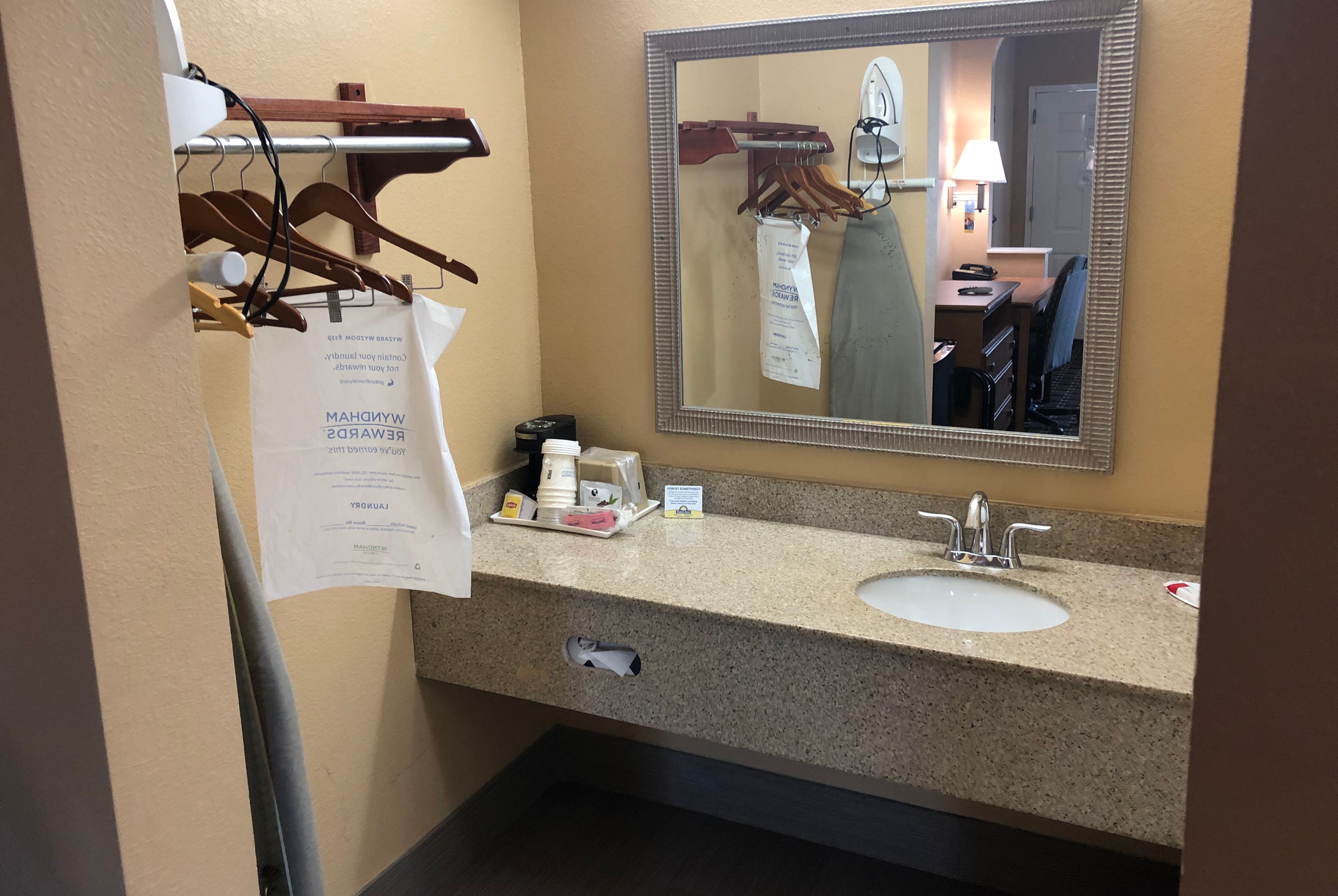 Guest room at the Days Inn by Wyndham Columbus in Columbus, Mississippi