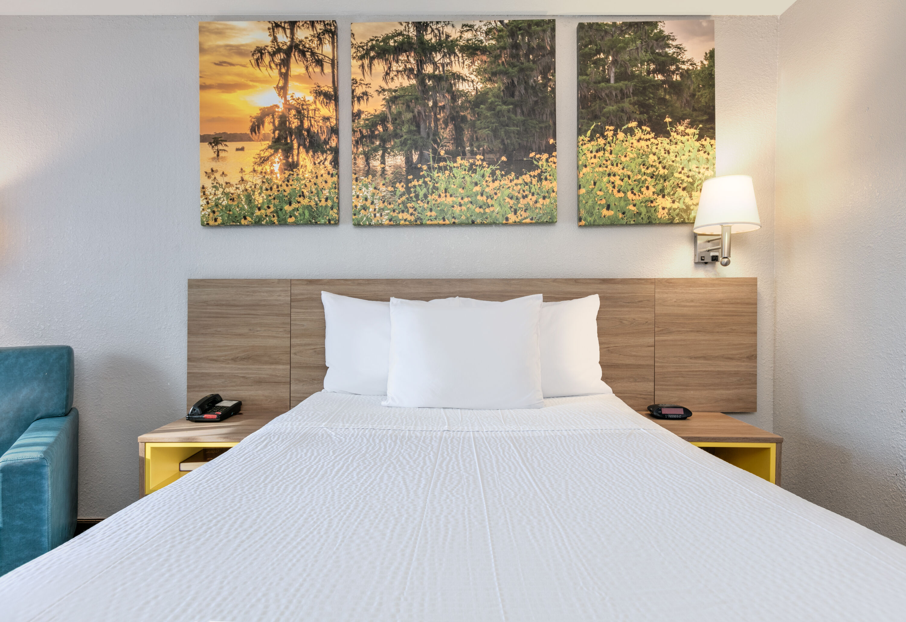 Guest room at the Days Inn by Wyndham Greenville MS in Greenville, Mississippi