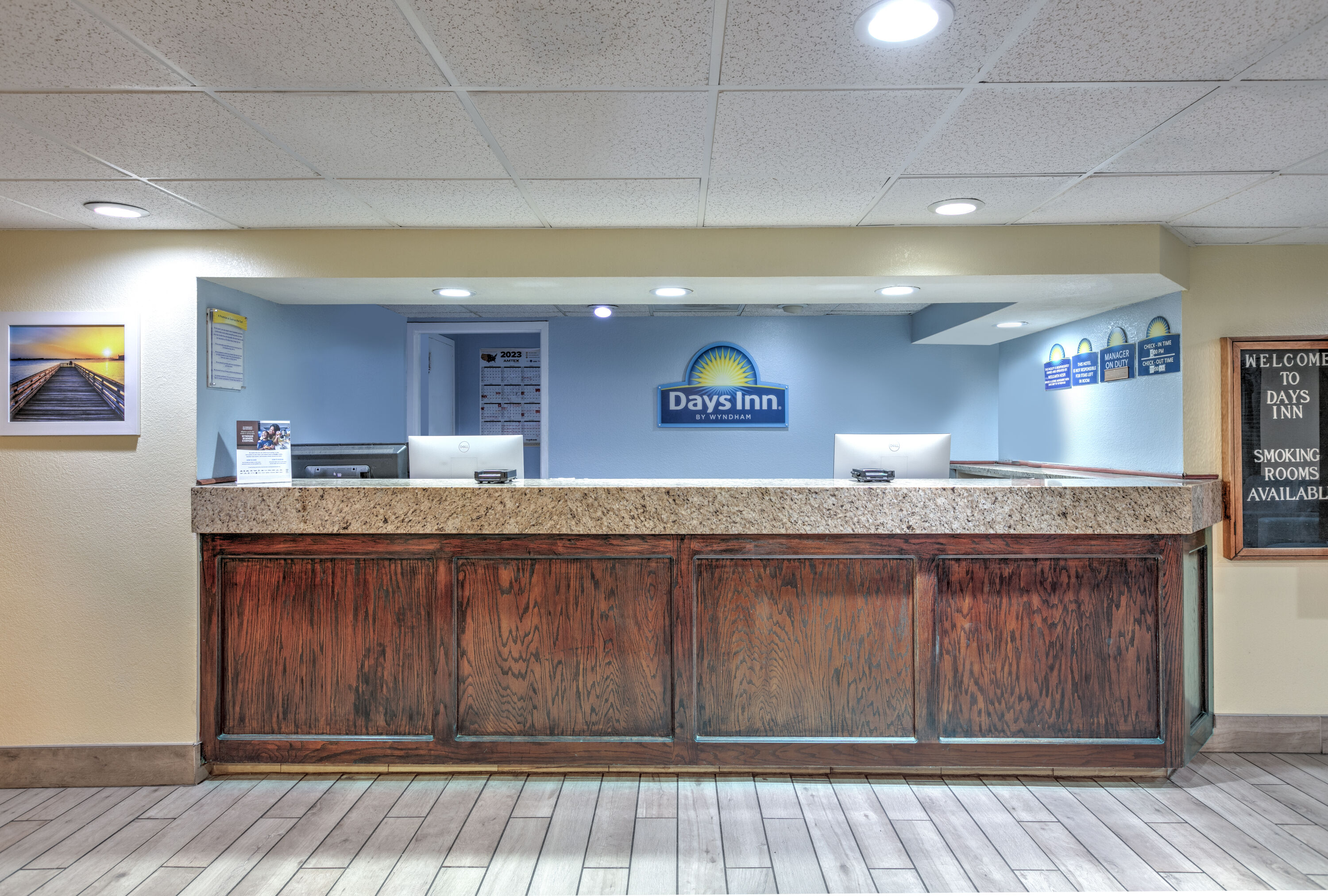 Days Inn by Wyndham Greenville MS reception in Greenville, Mississippi
