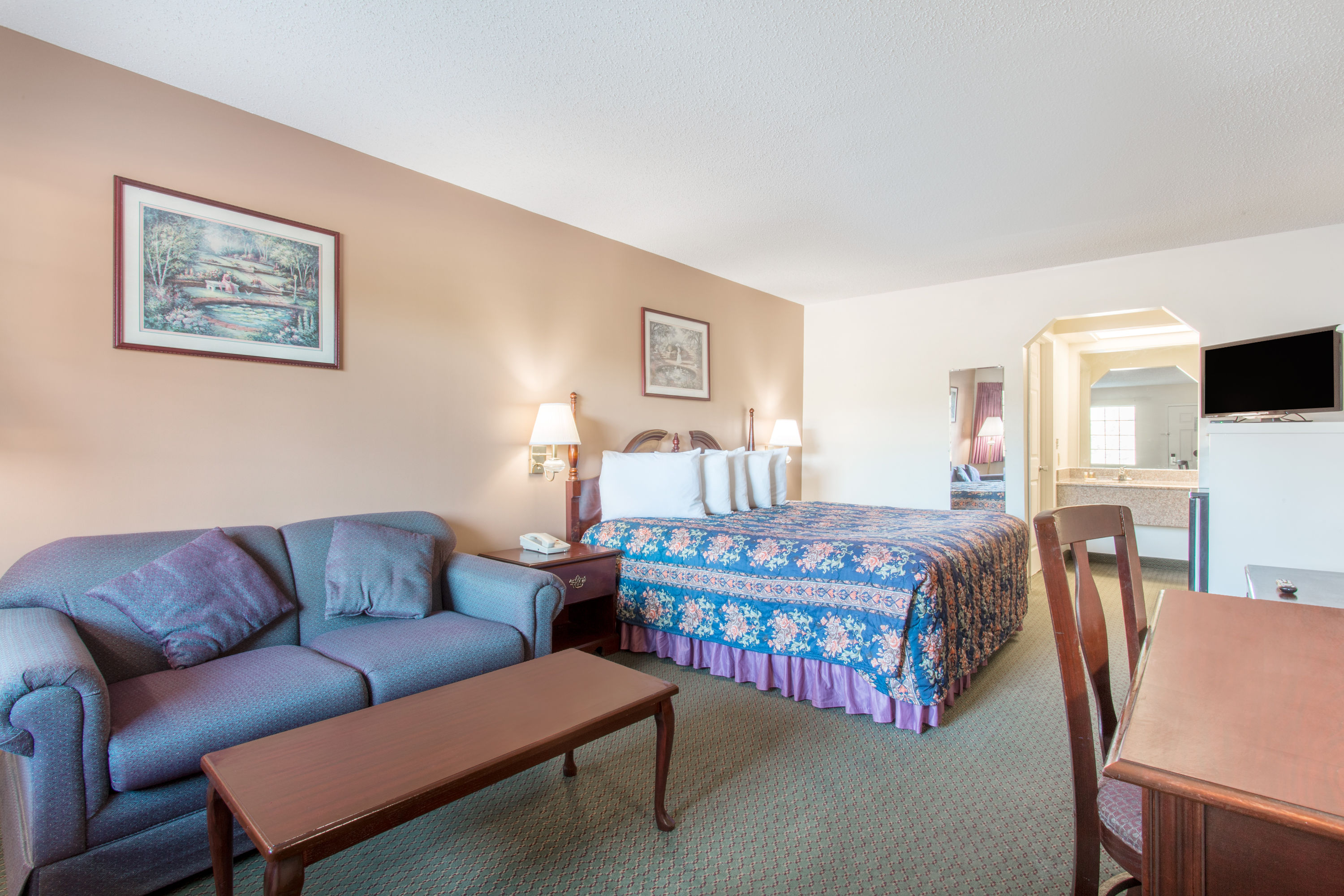 Guest room at the Days Inn by Wyndham Picayune in Picayune, Mississippi