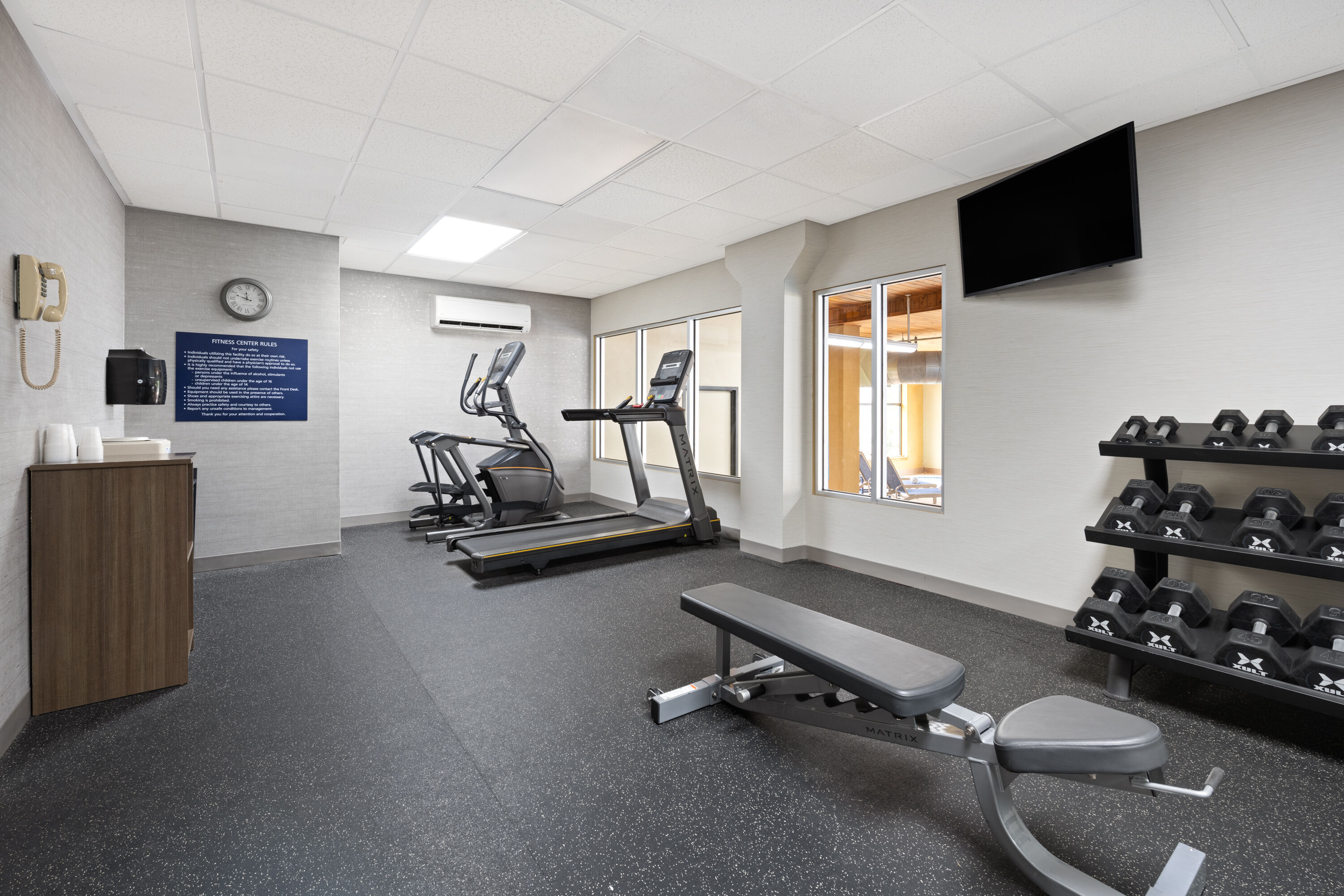 Fitness room at Days Inn & Suites by Wyndham Bozeman in Bozeman, Montana