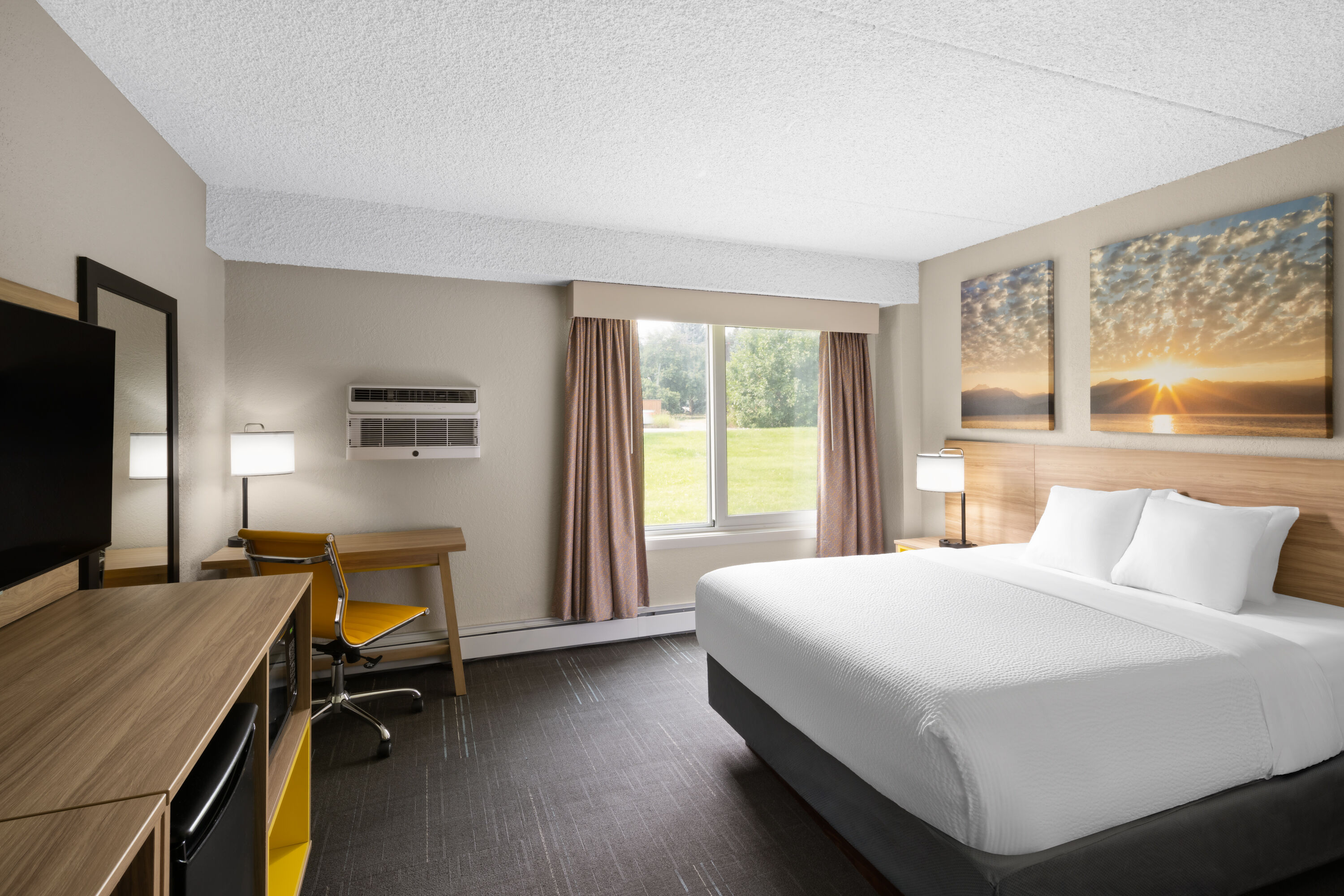 Guest room at the Days Inn & Suites by Wyndham Bozeman in Bozeman, Montana