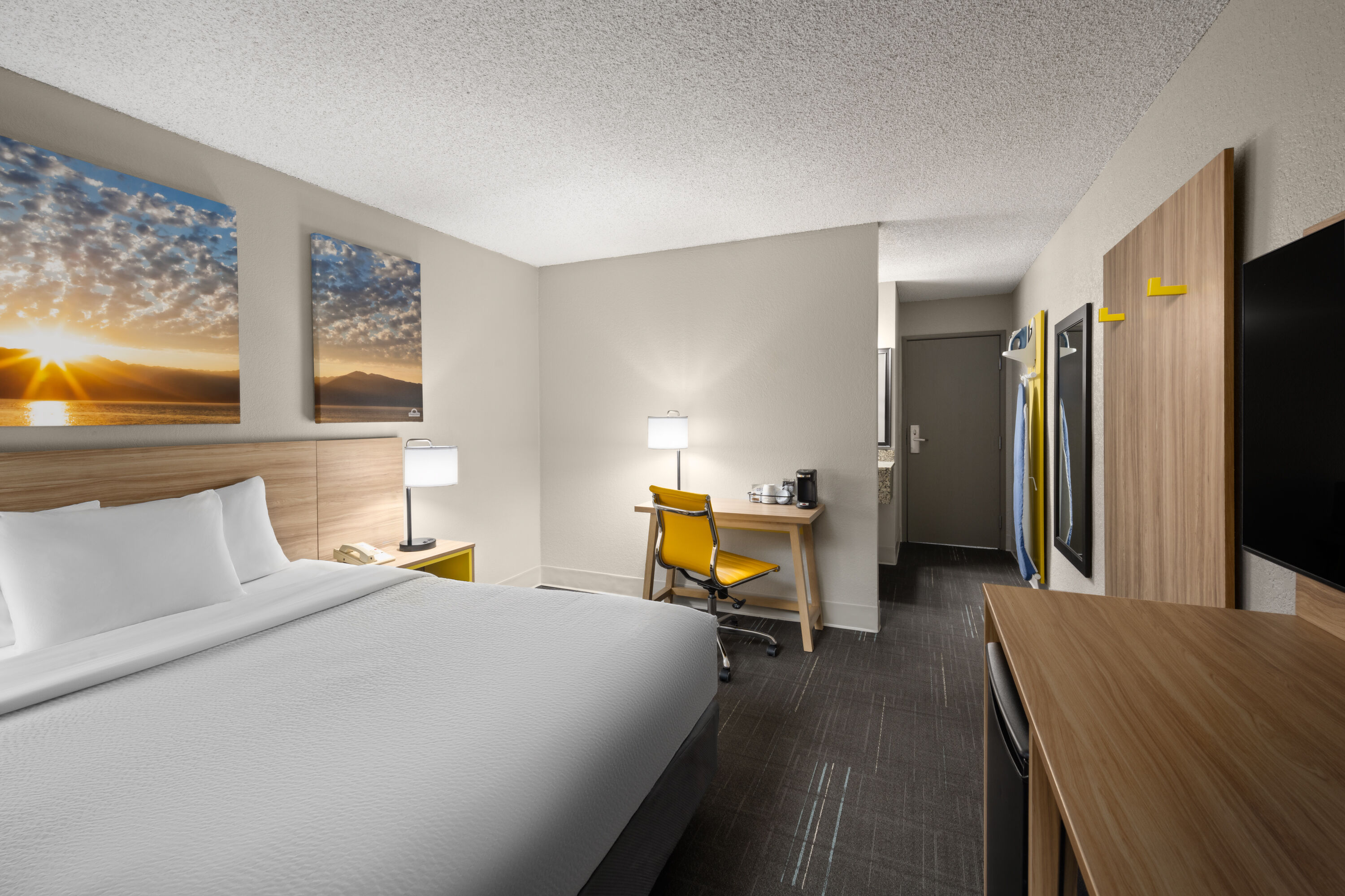 Guest room at the Days Inn & Suites by Wyndham Bozeman in Bozeman, Montana