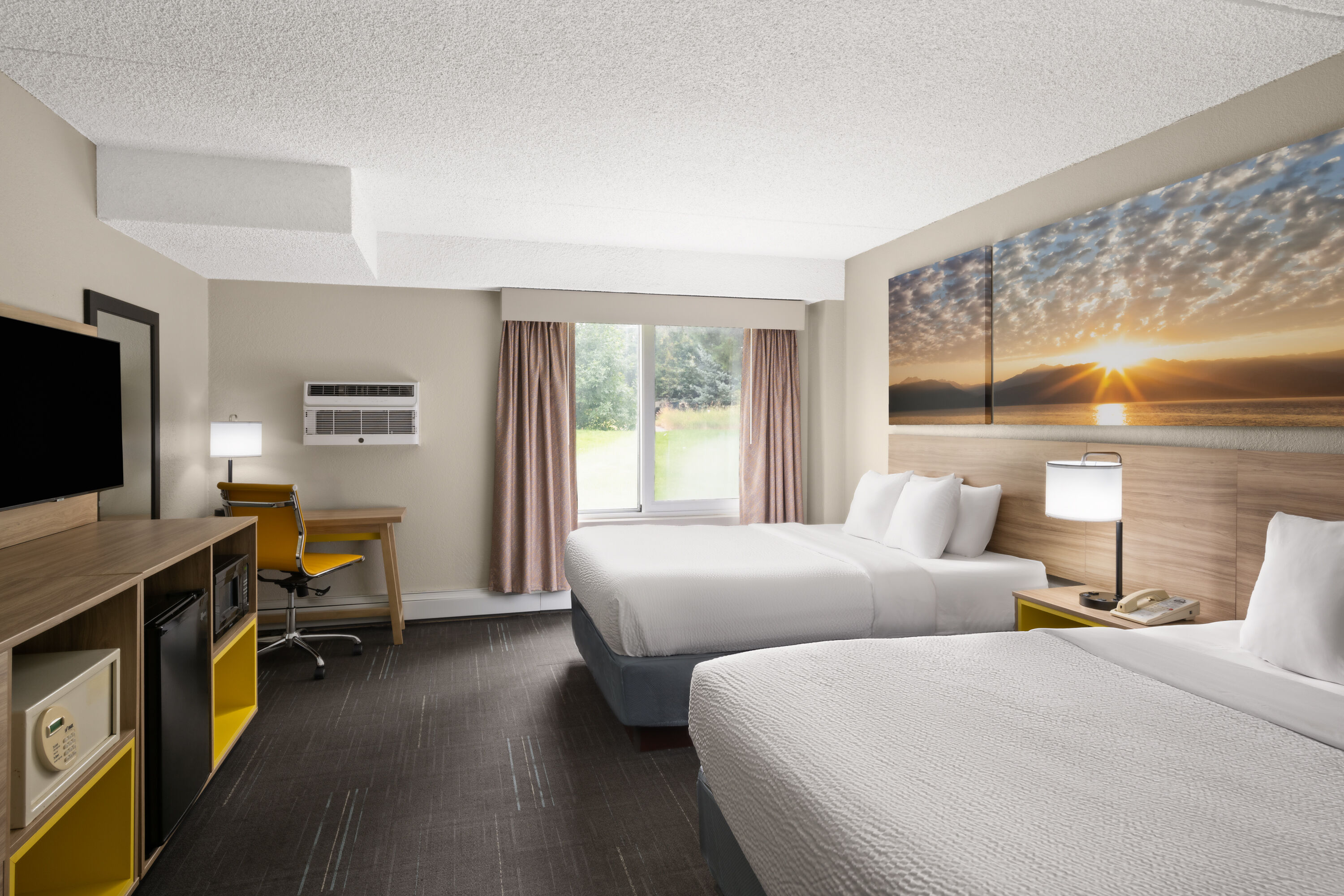 Guest room at the Days Inn & Suites by Wyndham Bozeman in Bozeman, Montana