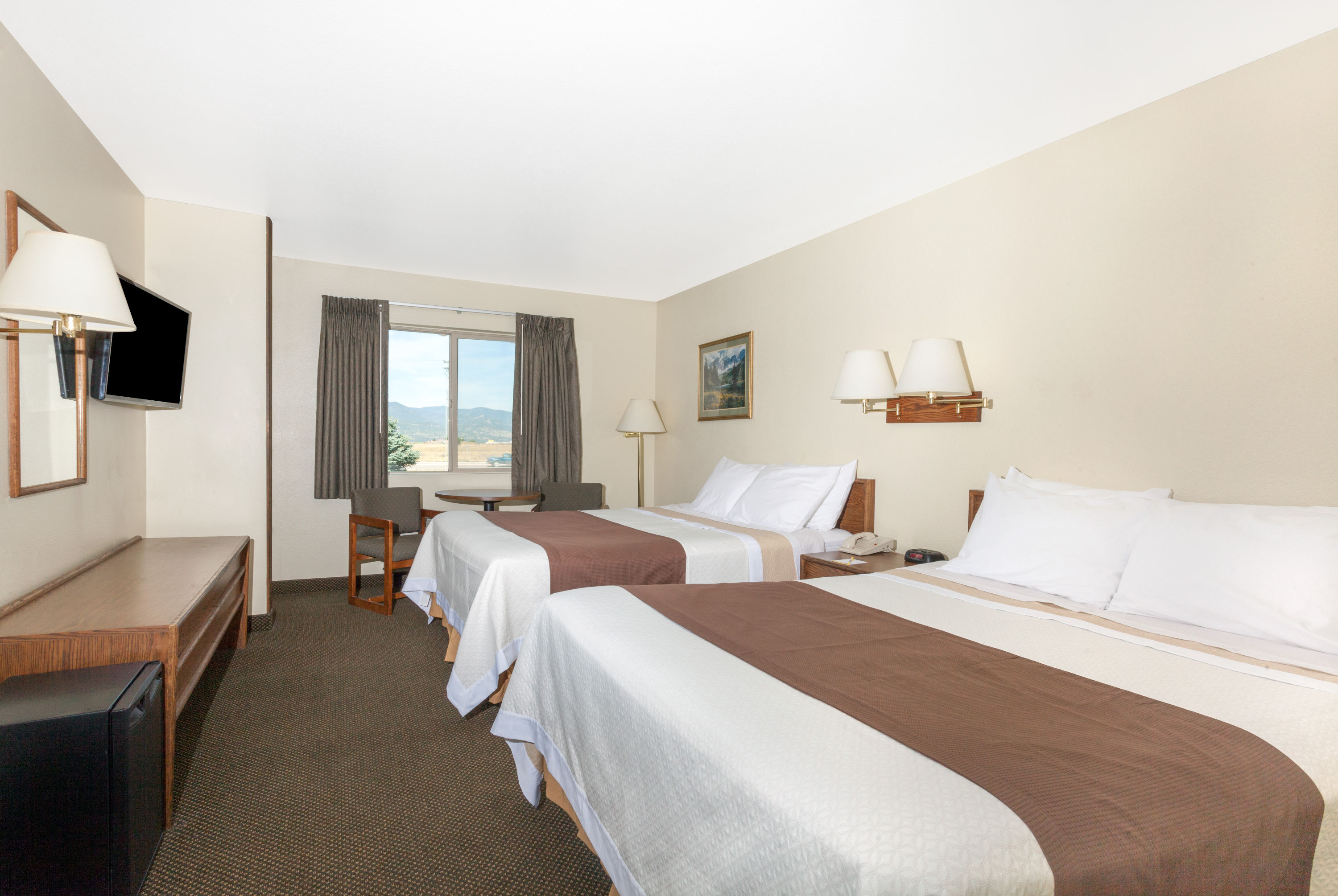 Guest room at the Days Inn by Wyndham Missoula Airport in Missoula, Montana