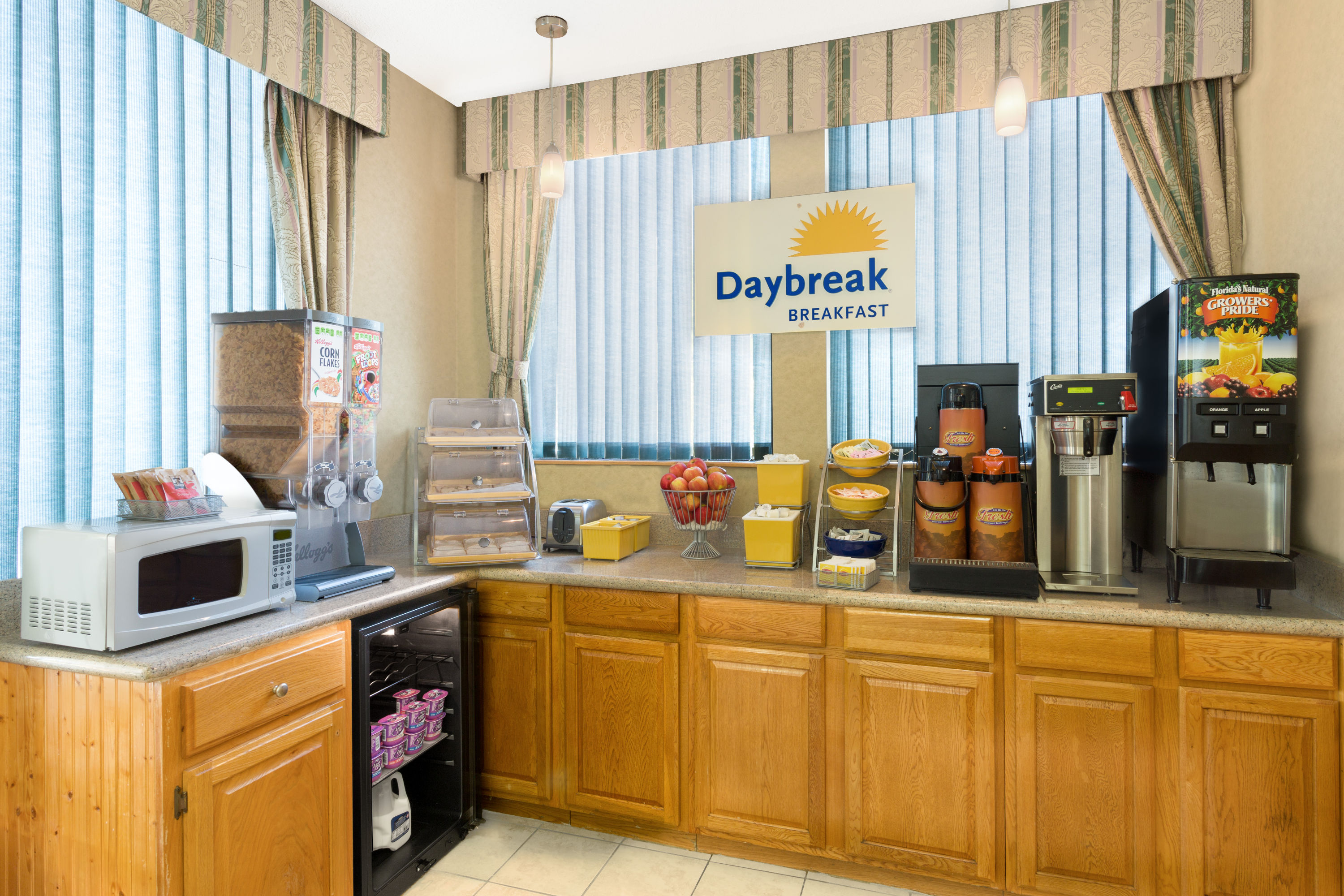Free breakfast at Days Inn by Wyndham Biscoe in Biscoe, North Carolina
