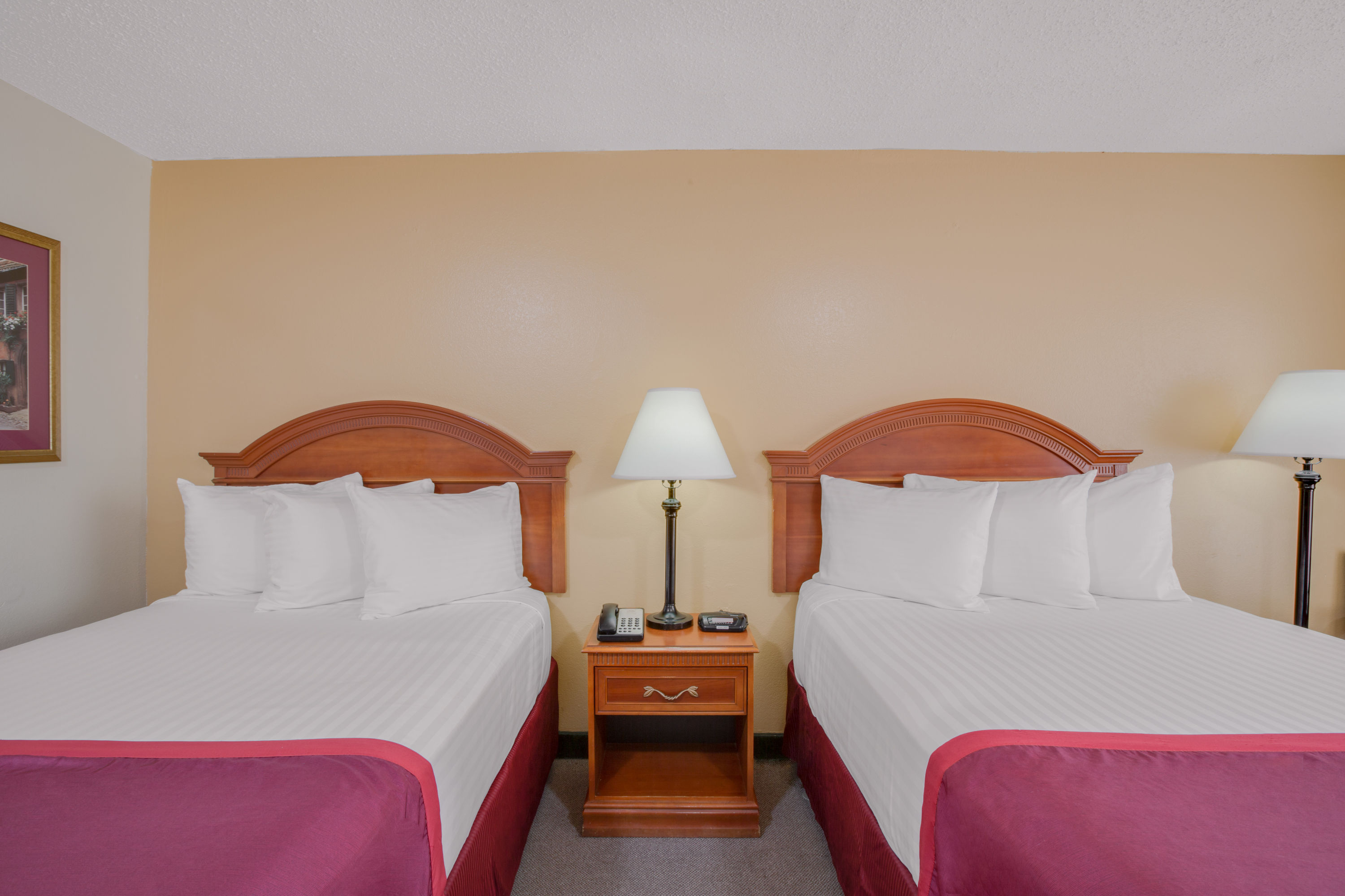 Guest room at the Days Inn by Wyndham Asheville West in Candler, North Carolina