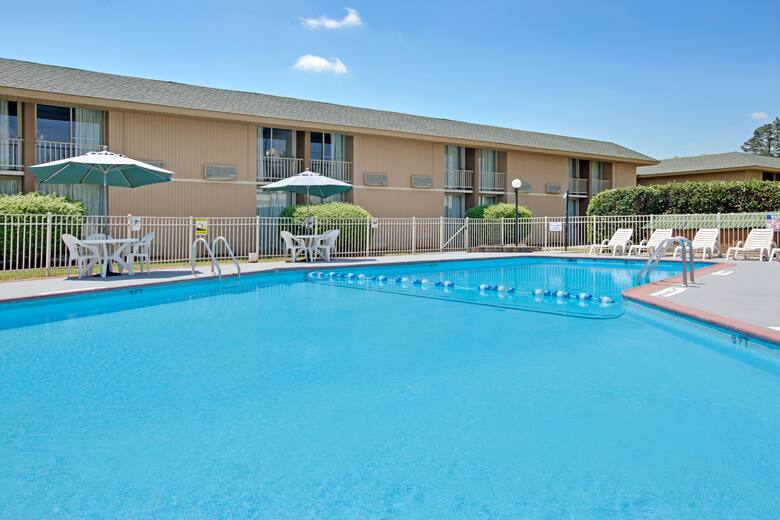 Pool at the Days Inn Charlotte/Woodlawn Near Carowinds in Charlotte, North Carolina