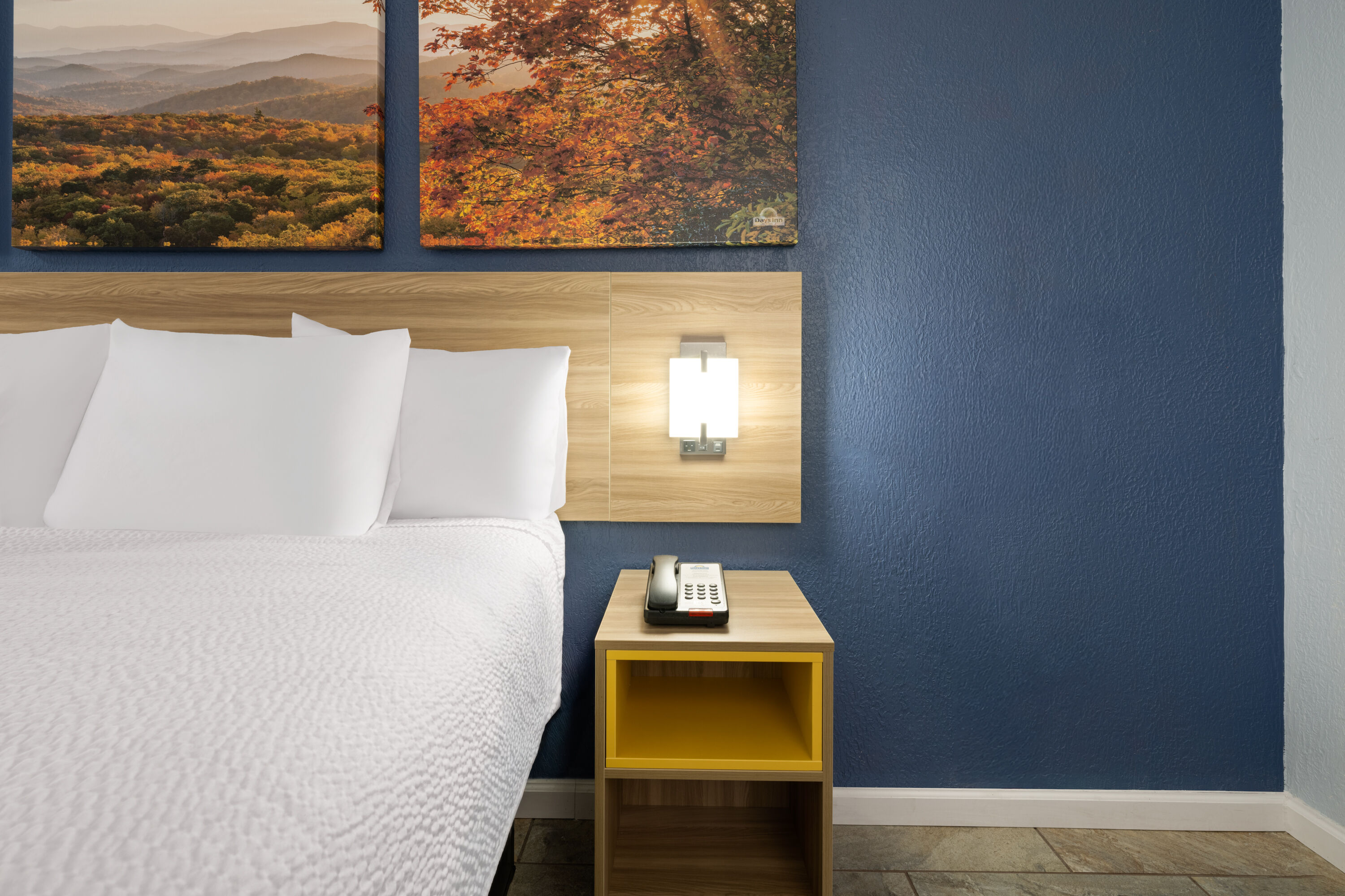 Guest room at the Days Inn by Wyndham Charlotte University in Charlotte, North Carolina