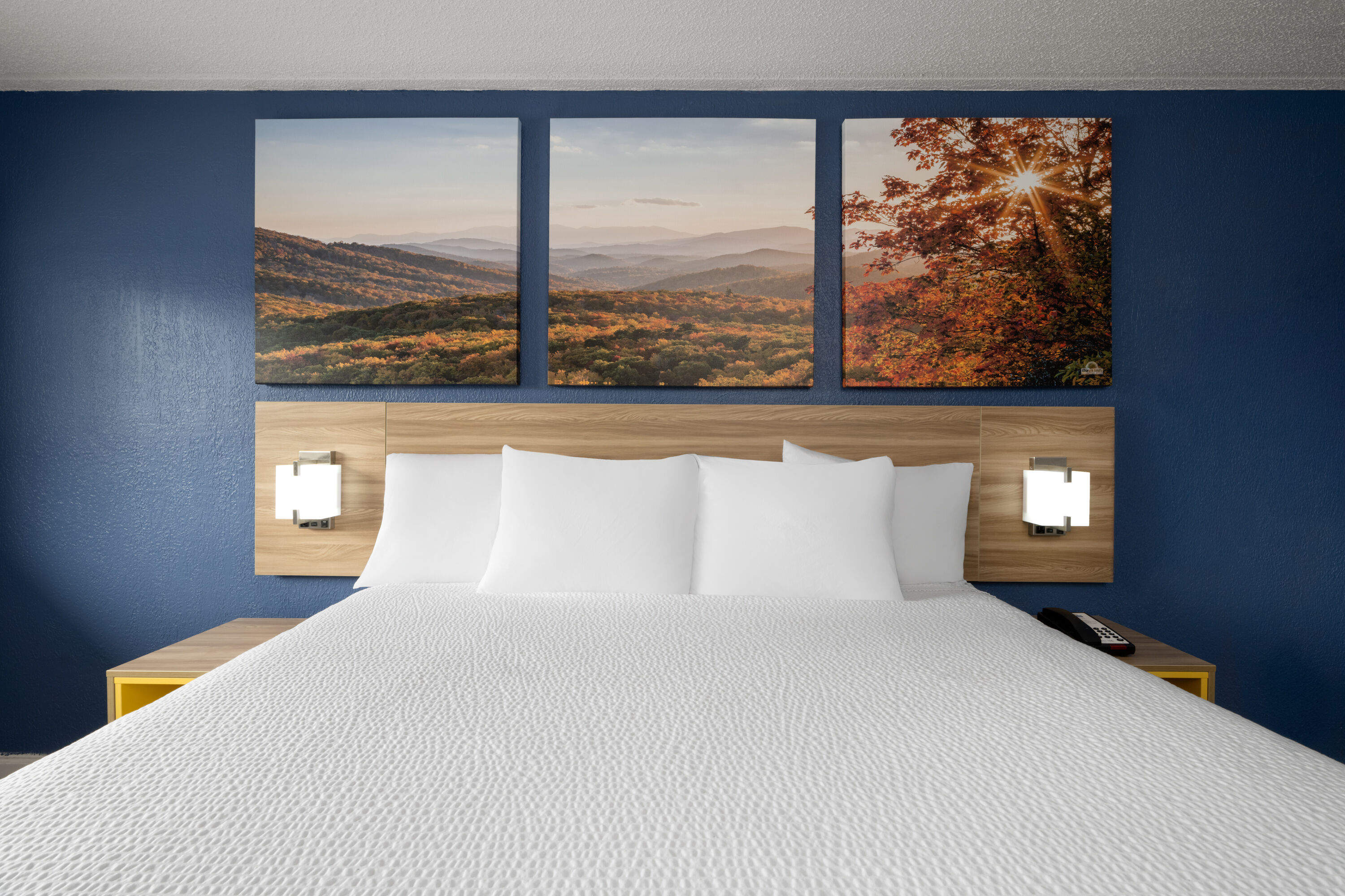 Guest room at the Days Inn by Wyndham Charlotte University in Charlotte, North Carolina