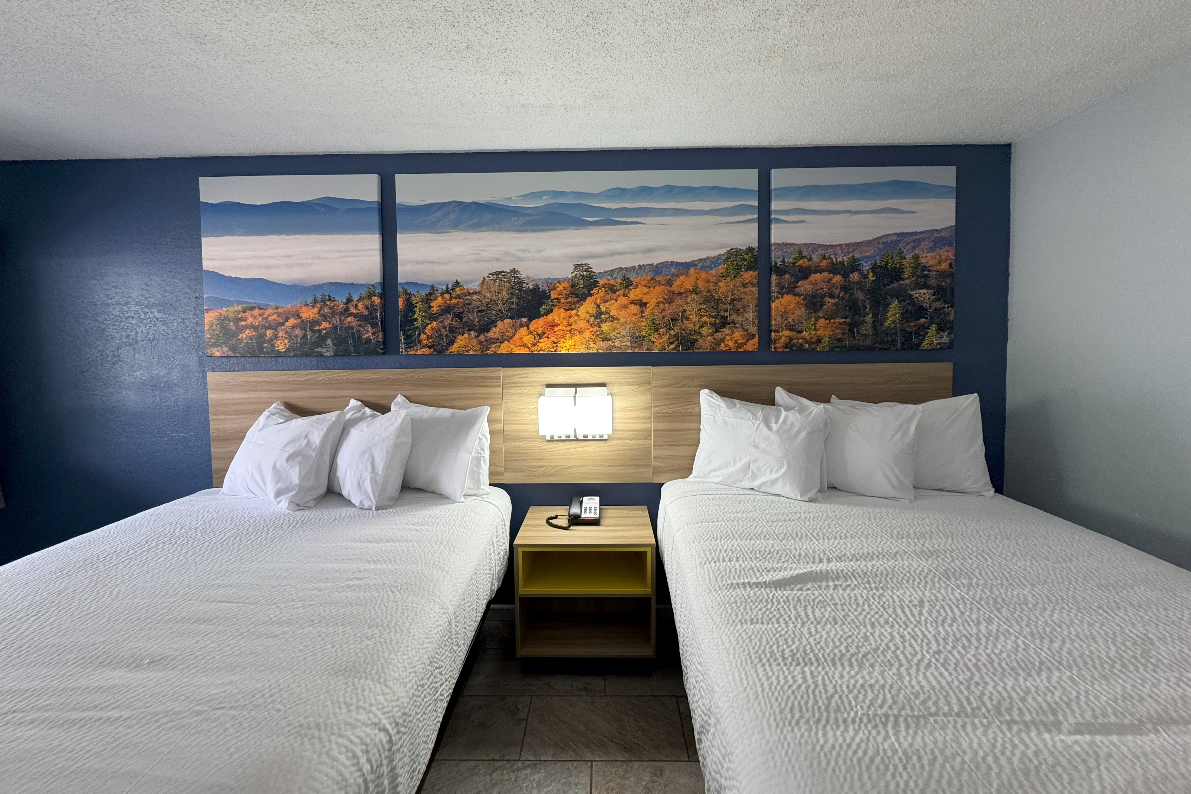 Guest room at the Days Inn by Wyndham Charlotte University in Charlotte, North Carolina