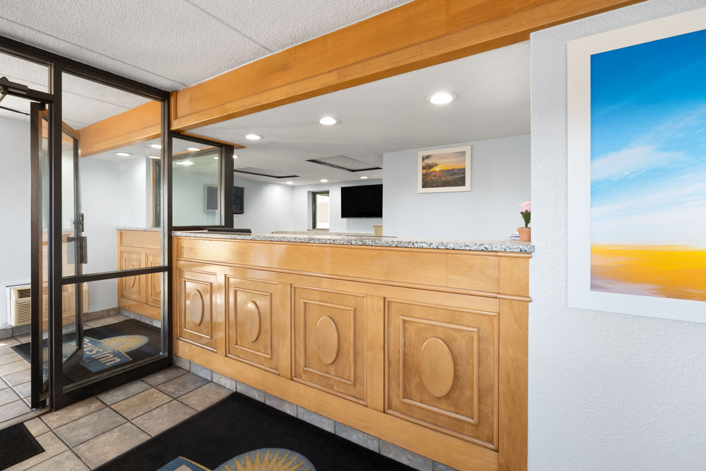 Days Inn by Wyndham Charlotte University reception in Charlotte, North Carolina