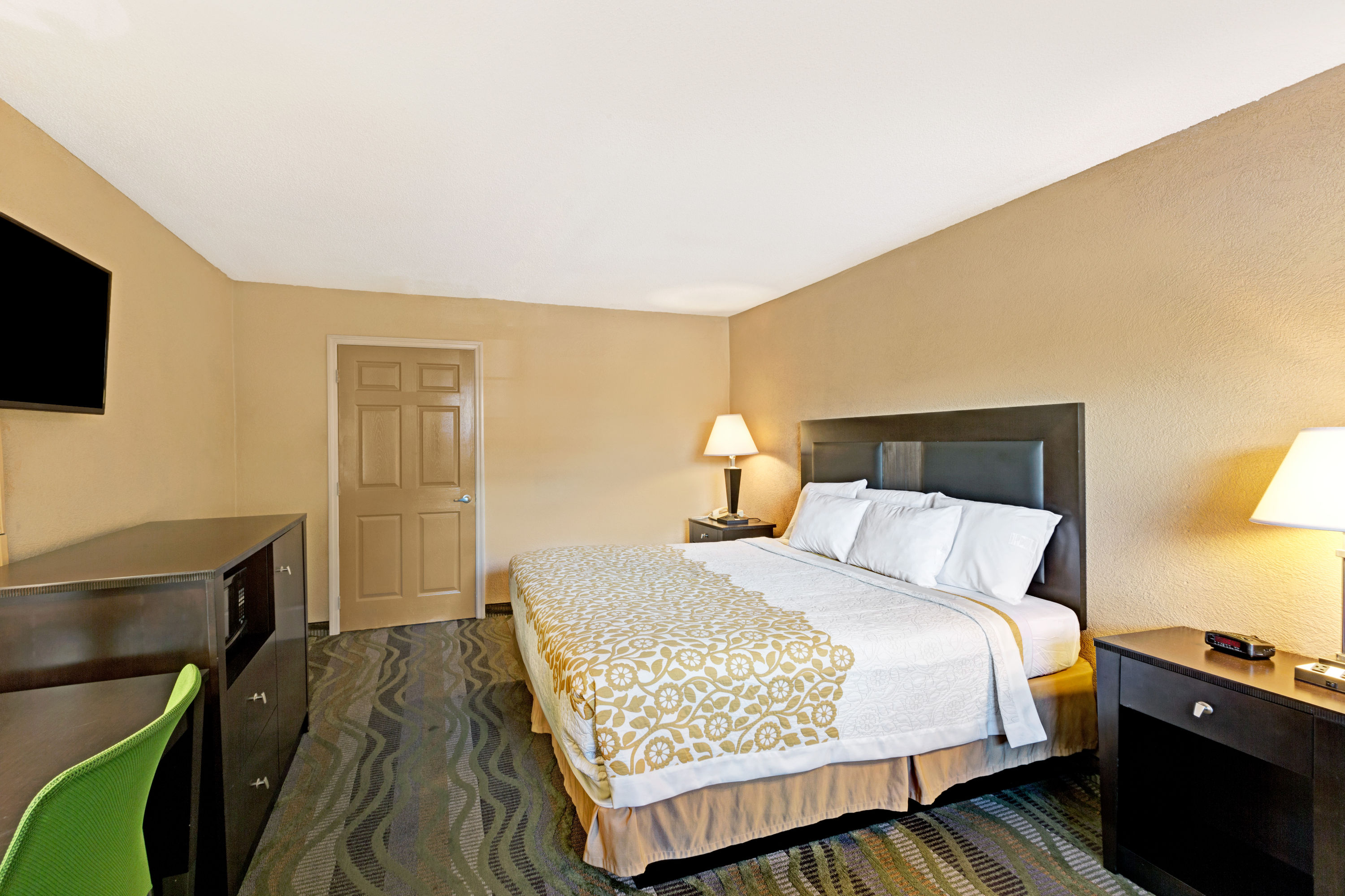 Guest room at the Days Inn by Wyndham Cherokee Near Casino in Cherokee, North Carolina