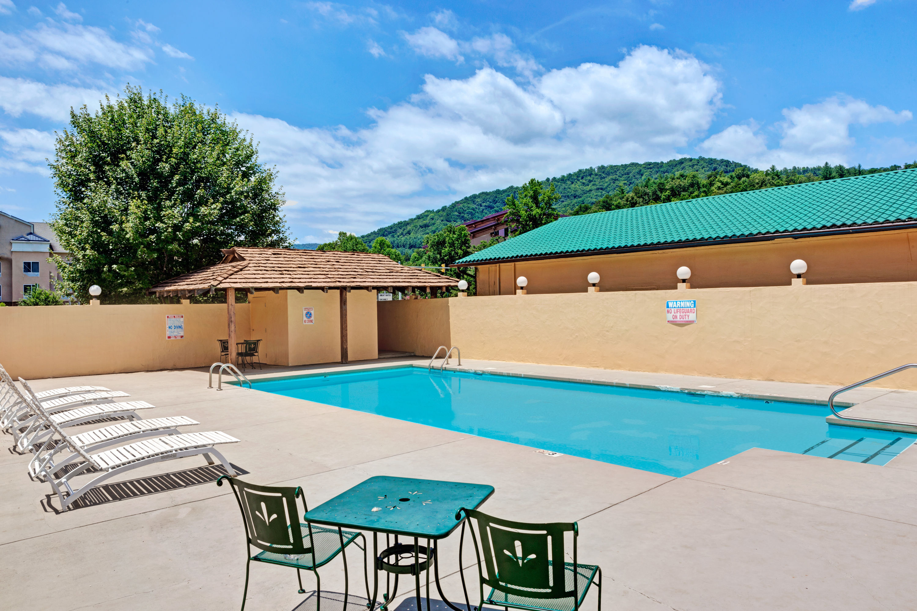 Pool at the Days Inn by Wyndham Cherokee Near Casino in Cherokee, North Carolina