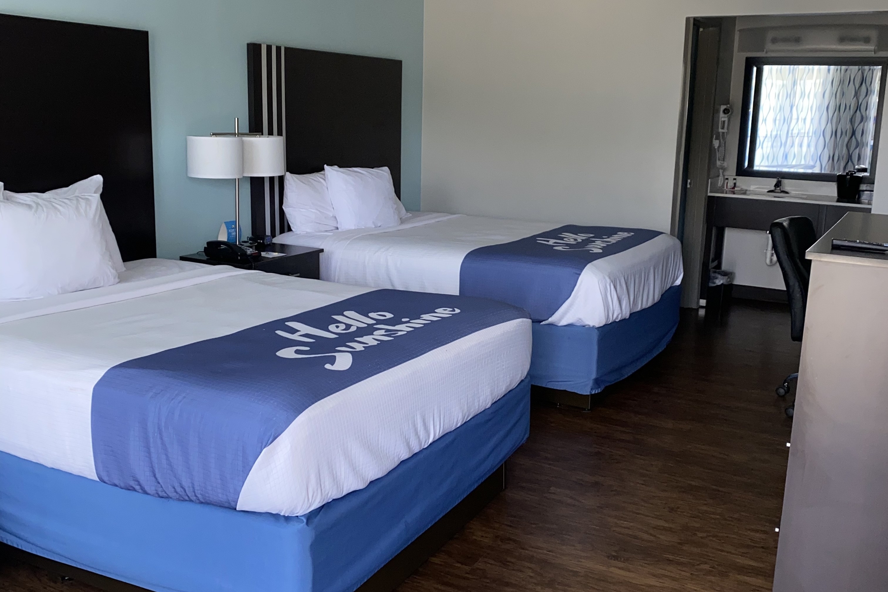 Guest room at the Days Inn by Wyndham Goldsboro in Goldsboro, North Carolina