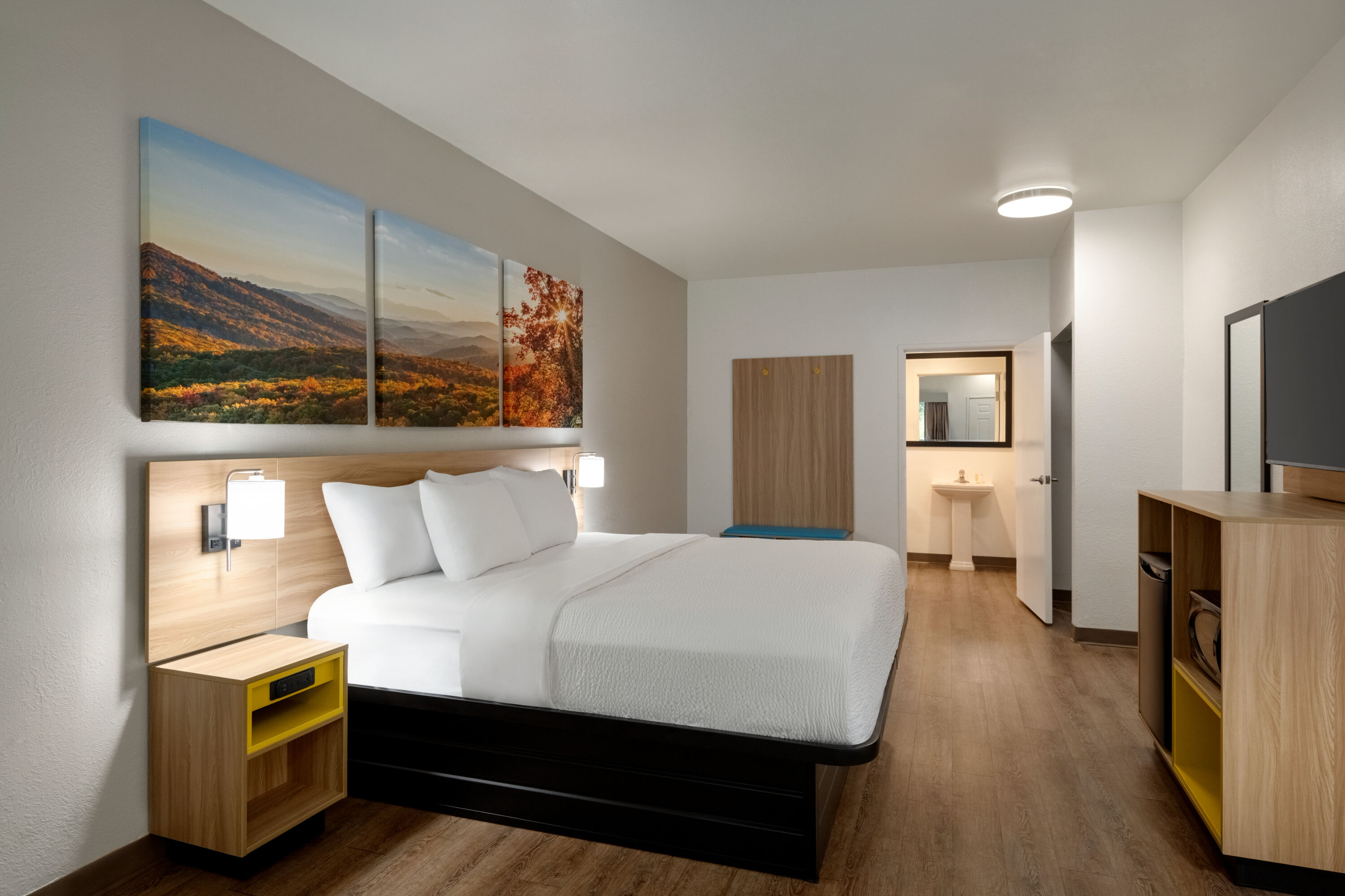 Guest room at the Days Inn by Wyndham Lexington in Lexington, North Carolina