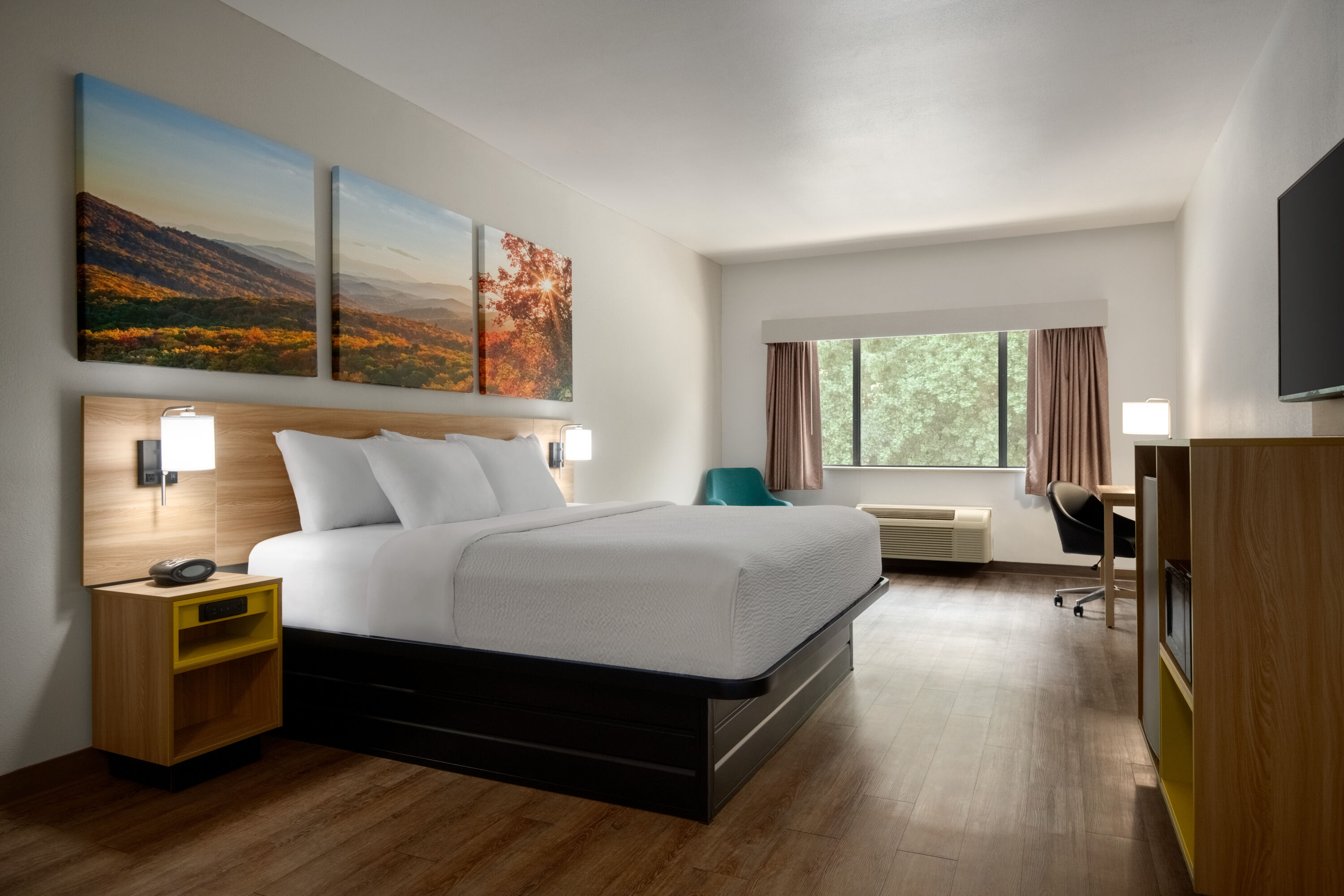 Guest room at the Days Inn by Wyndham Lexington in Lexington, North Carolina