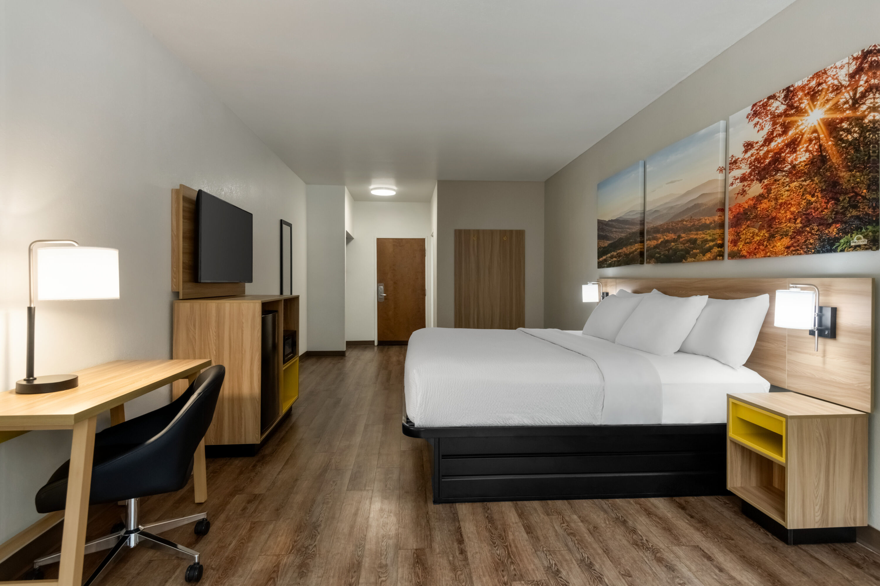 Guest room at the Days Inn by Wyndham Lexington in Lexington, North Carolina