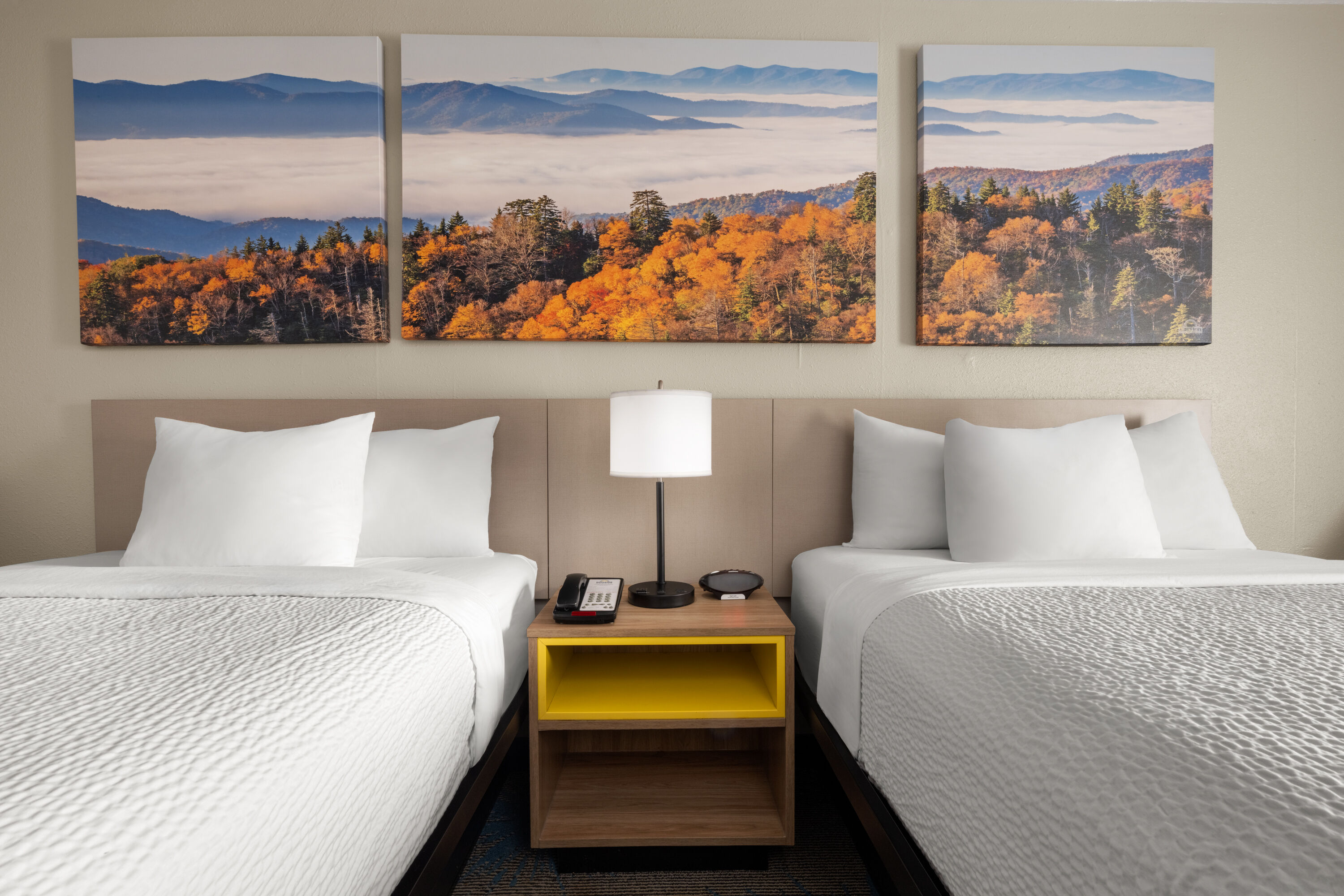 Guest room at the Days Inn by Wyndham Murphy in Murphy, North Carolina