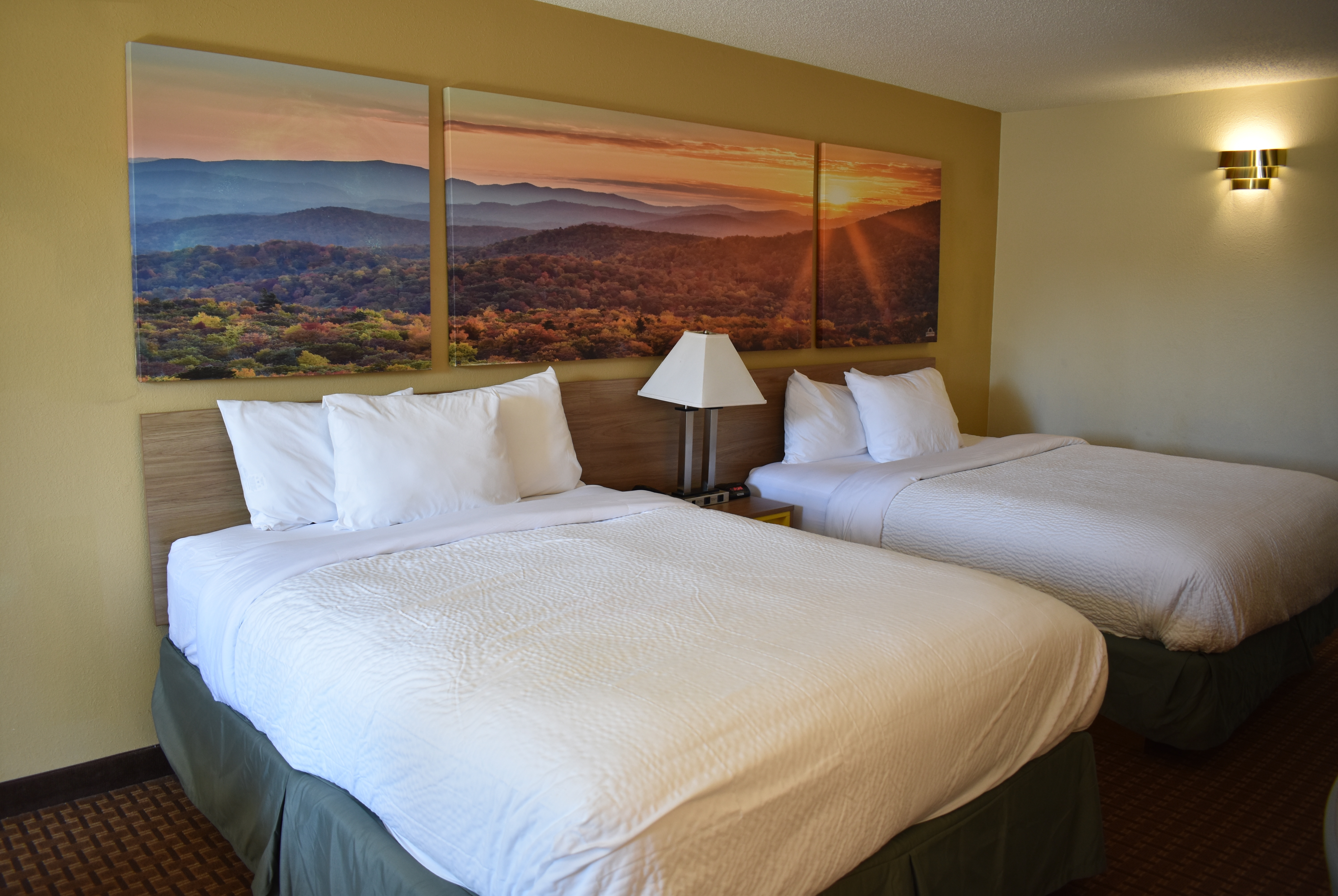 Guest room at the Days Inn by Wyndham Reidsville in Reidsville, North Carolina