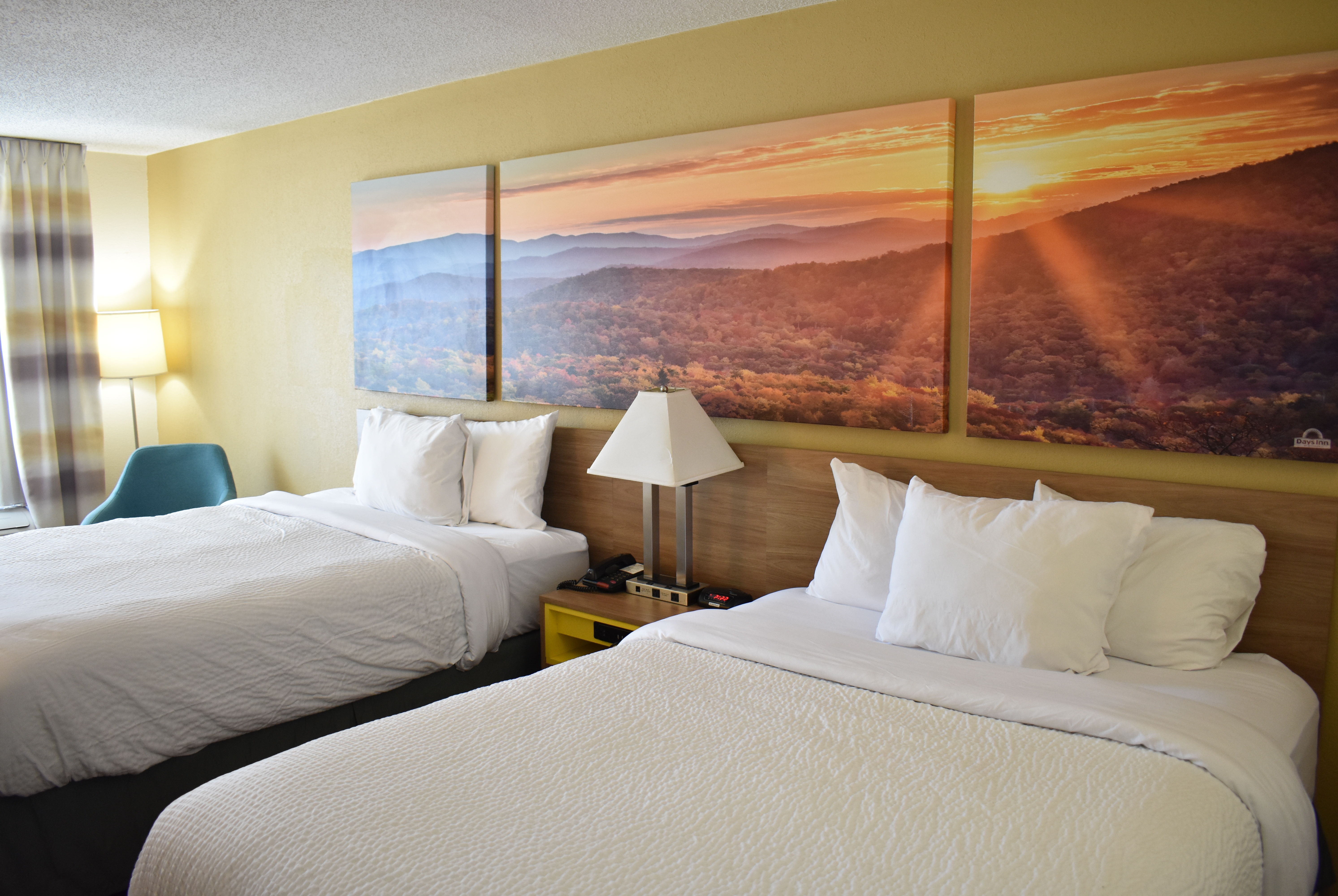 Guest room at the Days Inn by Wyndham Reidsville in Reidsville, North Carolina