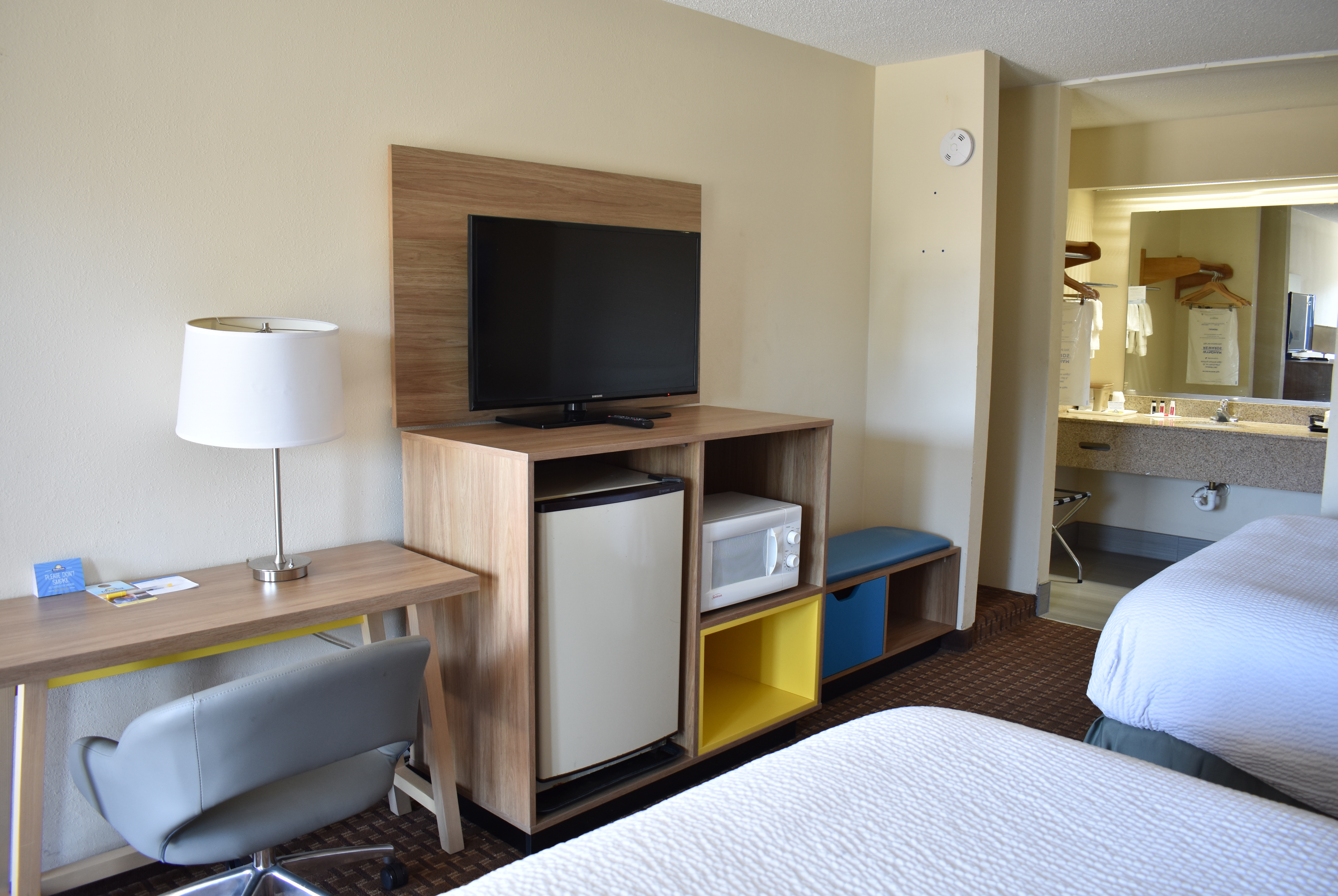 Guest room at the Days Inn by Wyndham Reidsville in Reidsville, North Carolina