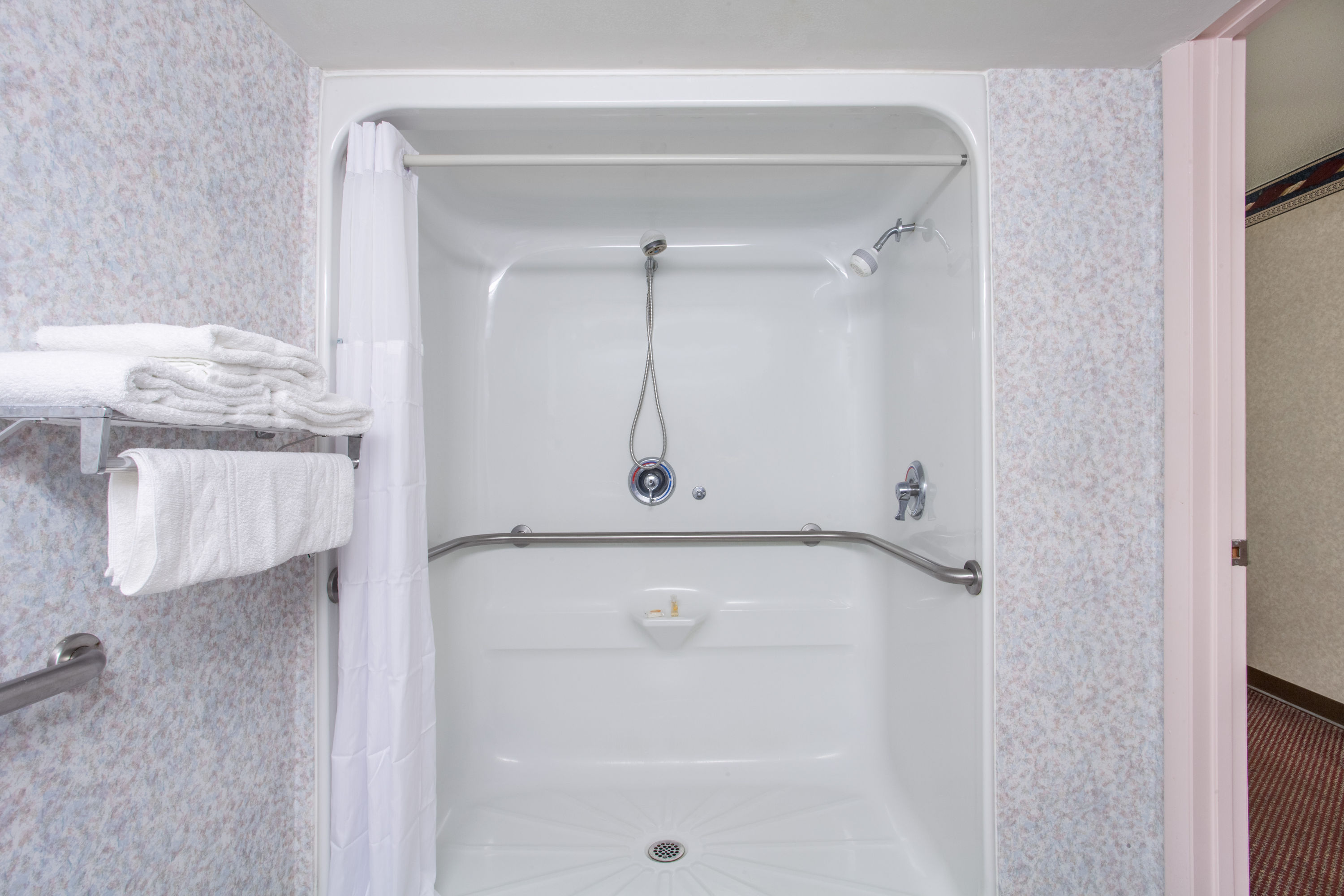 Guest room at the Days Inn by Wyndham Saint Pauls in Saint Pauls, North Carolina