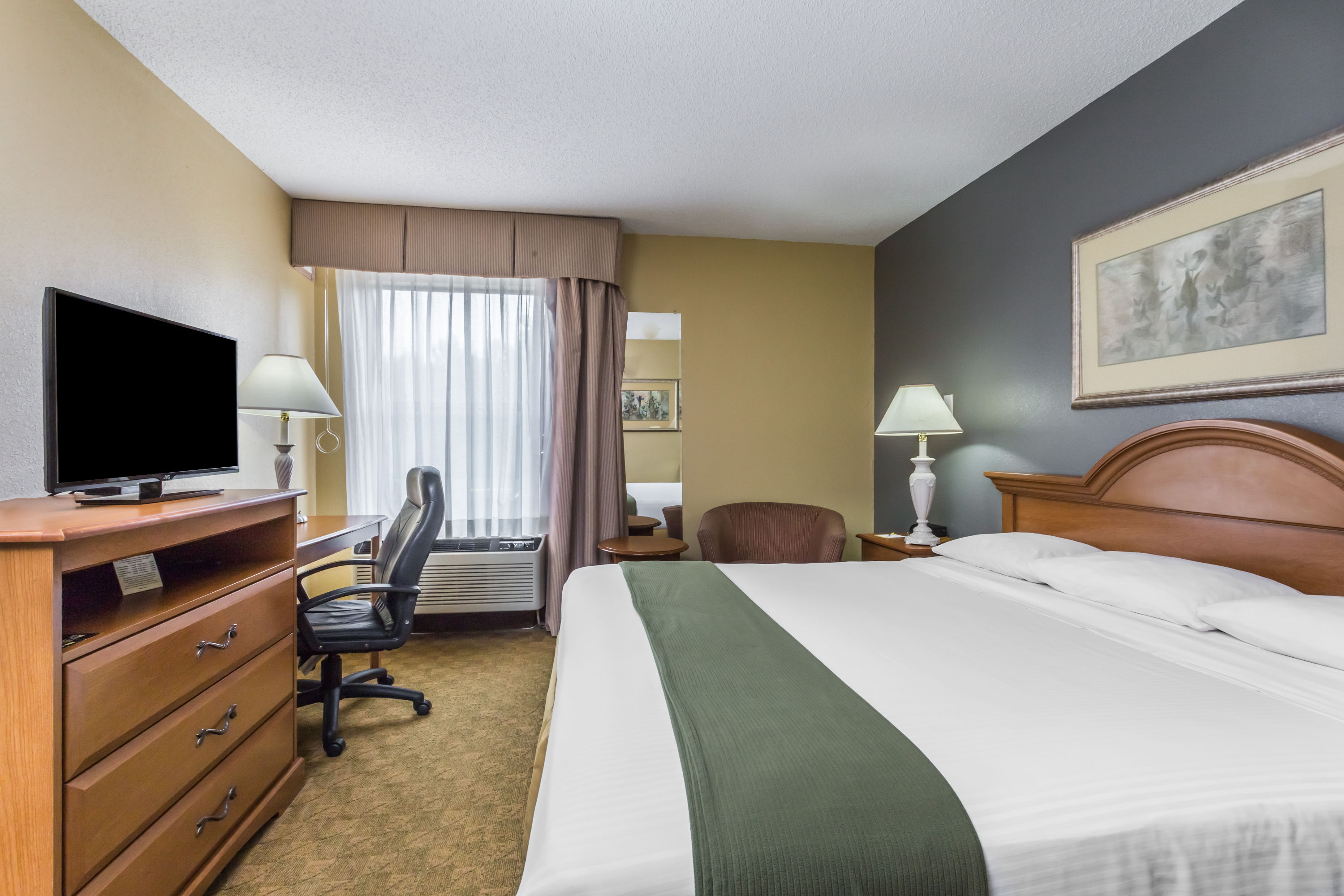 Guest room at the Days Inn by Wyndham Selma in Selma, North Carolina