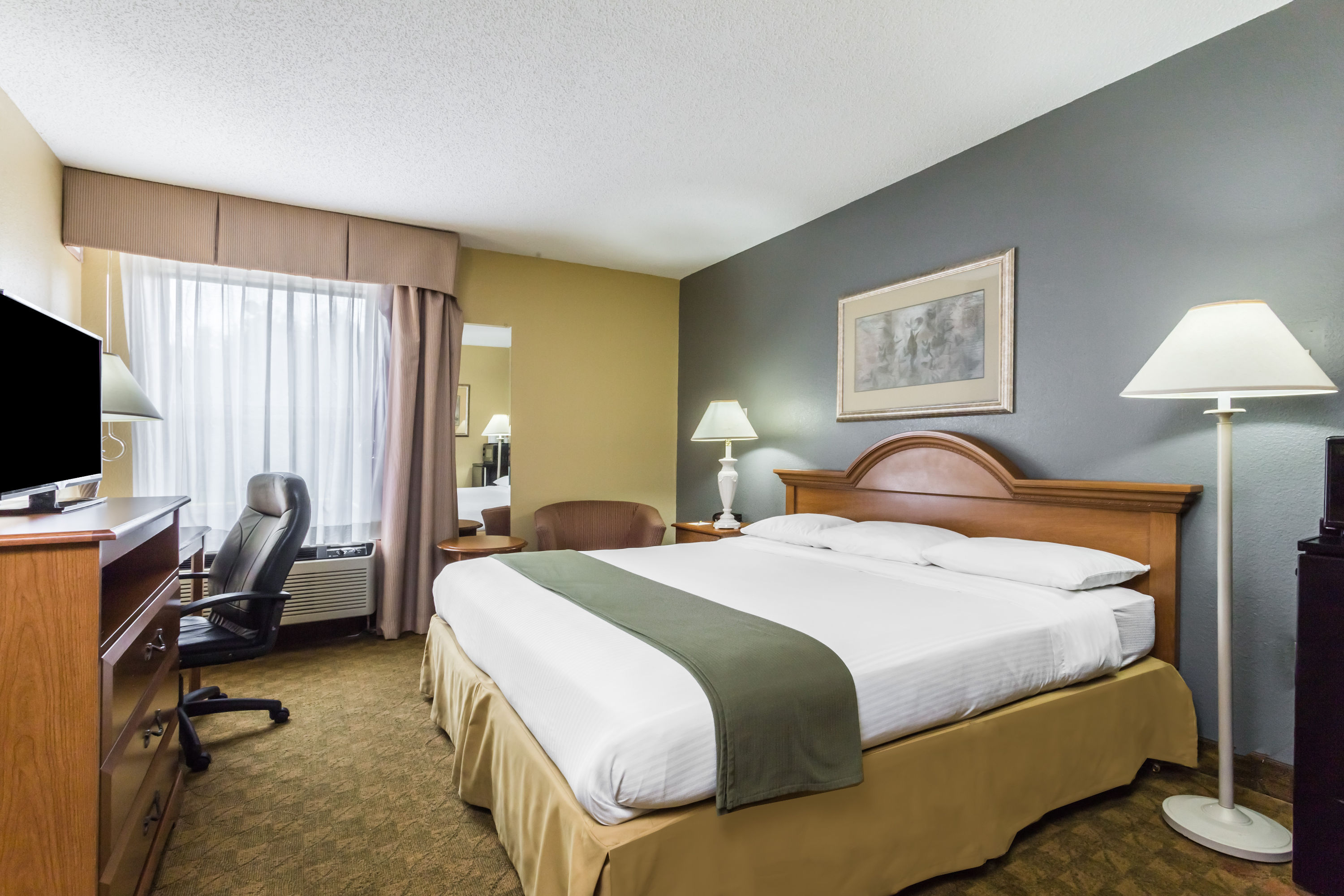 Guest room at the Days Inn by Wyndham Selma in Selma, North Carolina