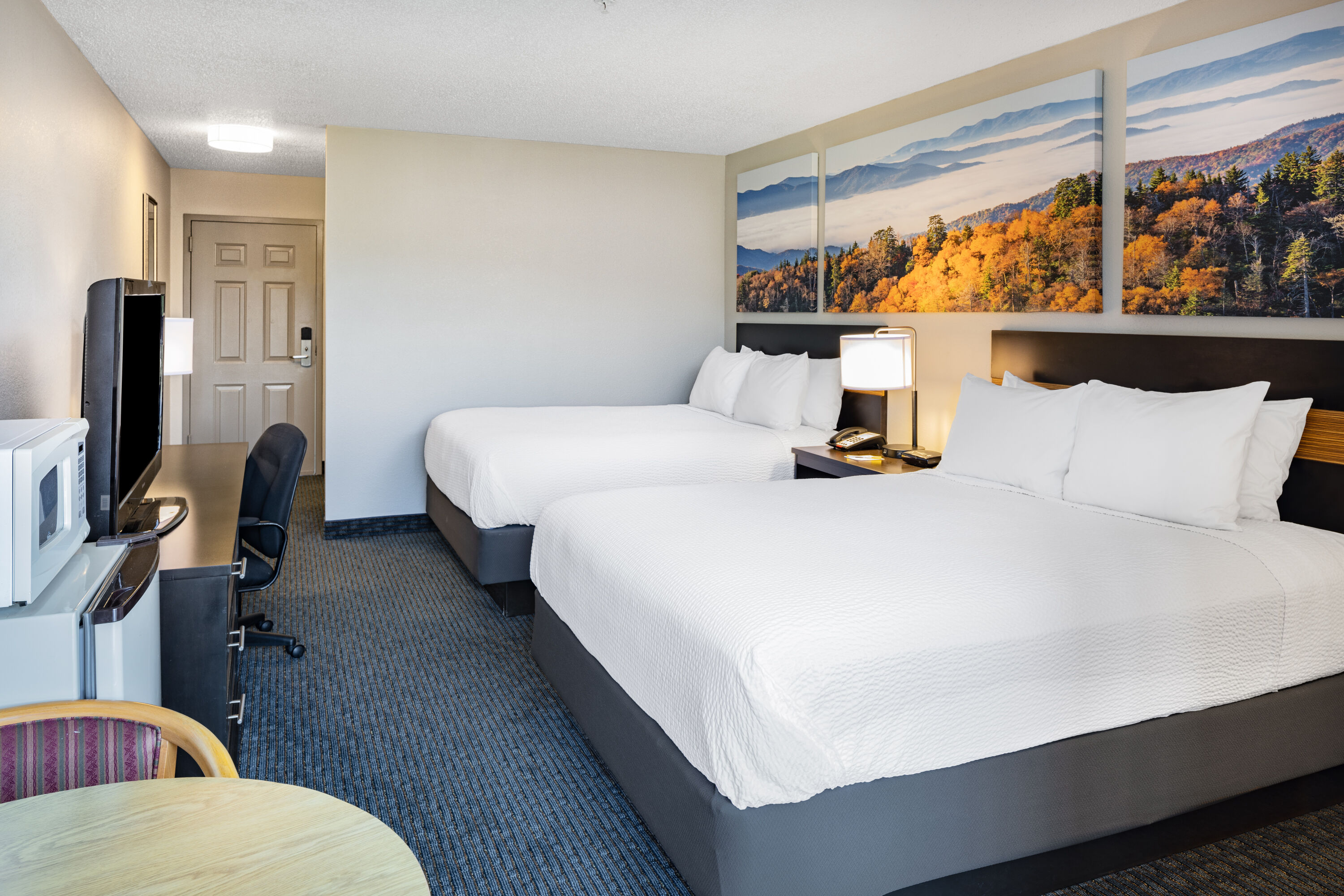 Guest room at the Days Inn by Wyndham Waynesville NC in Waynesville, North Carolina