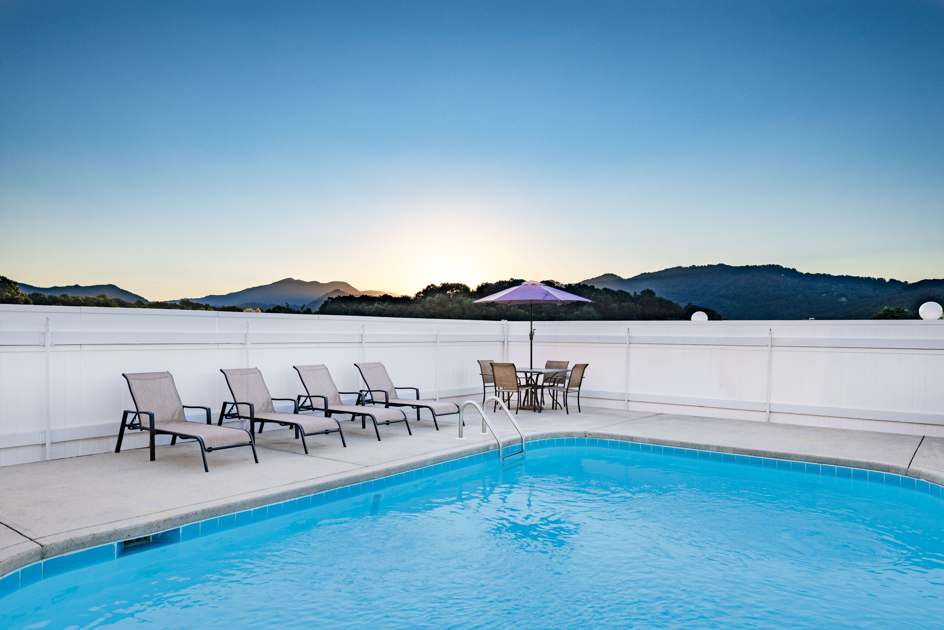 Pool at the Days Inn by Wyndham Waynesville NC in Waynesville, North Carolina