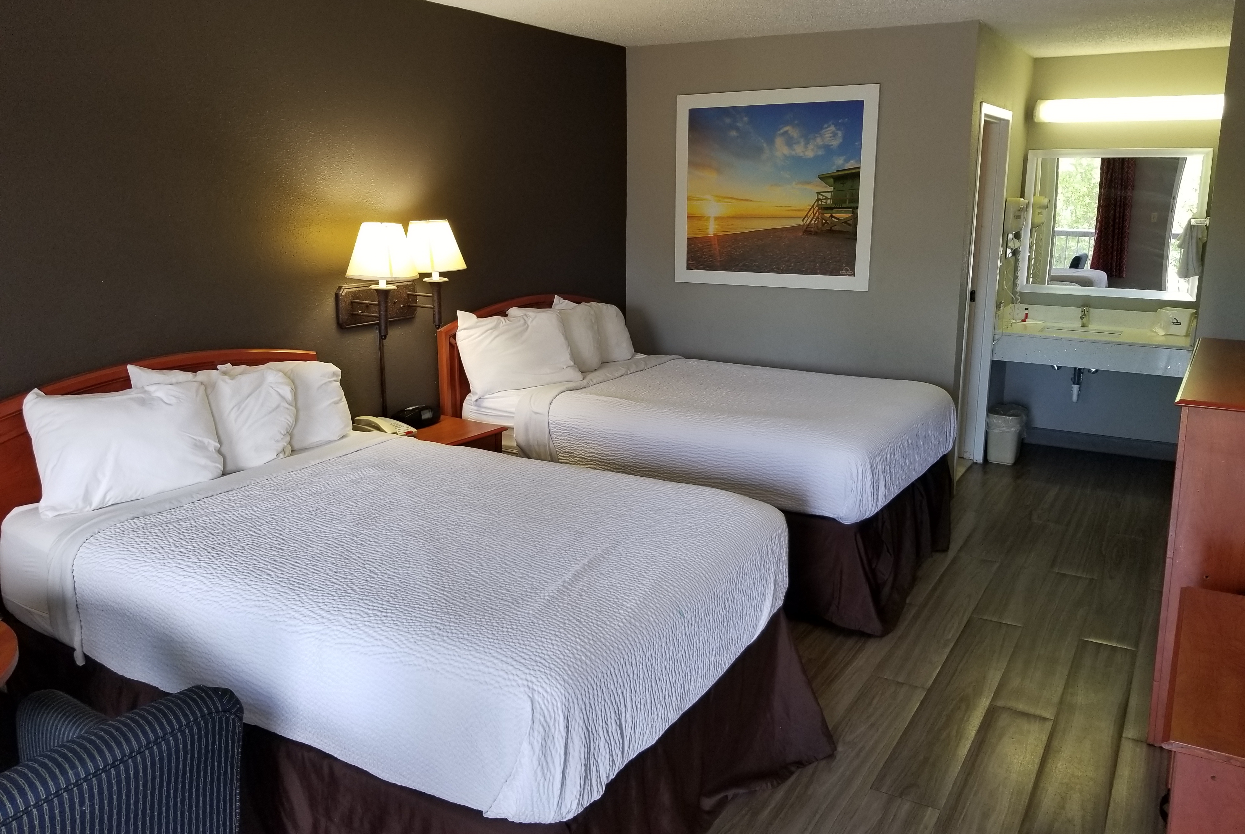 Guest room at the Days Inn by Wyndham, Wilson in Wilson, North Carolina