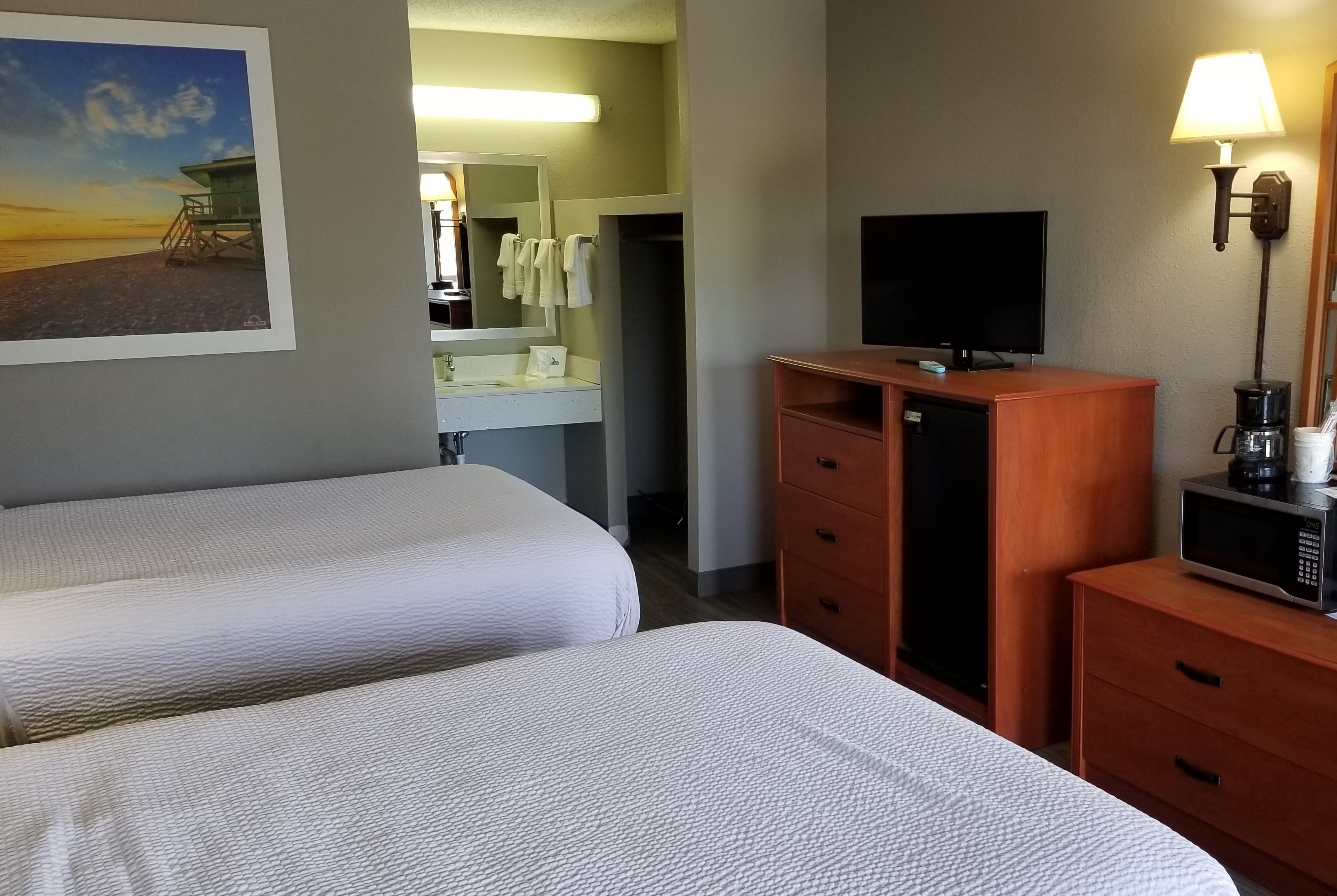 Guest room at the Days Inn by Wyndham, Wilson in Wilson, North Carolina