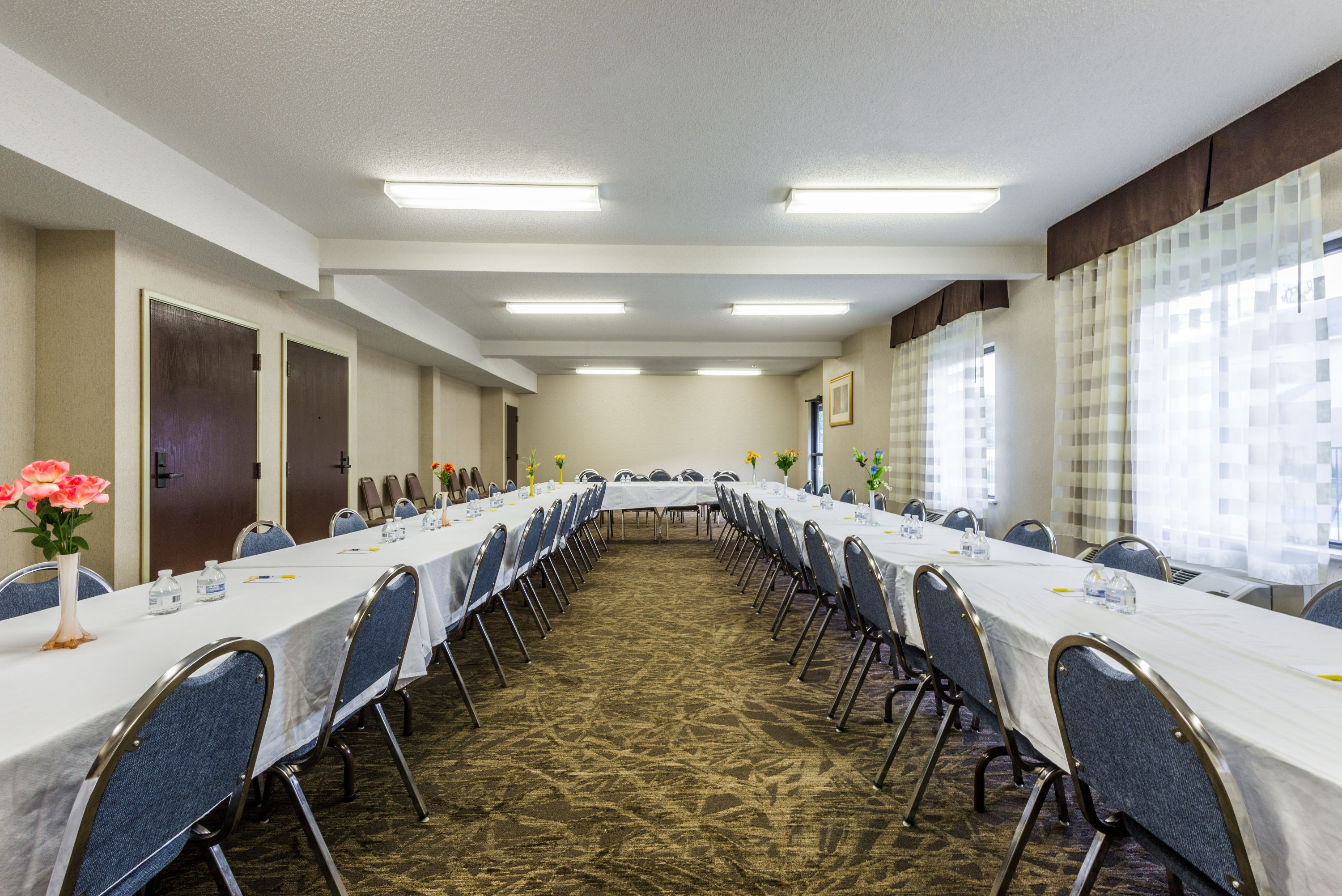 Meeting room at Days Inn by Wyndham Yadkinville in Yadkinville, North Carolina