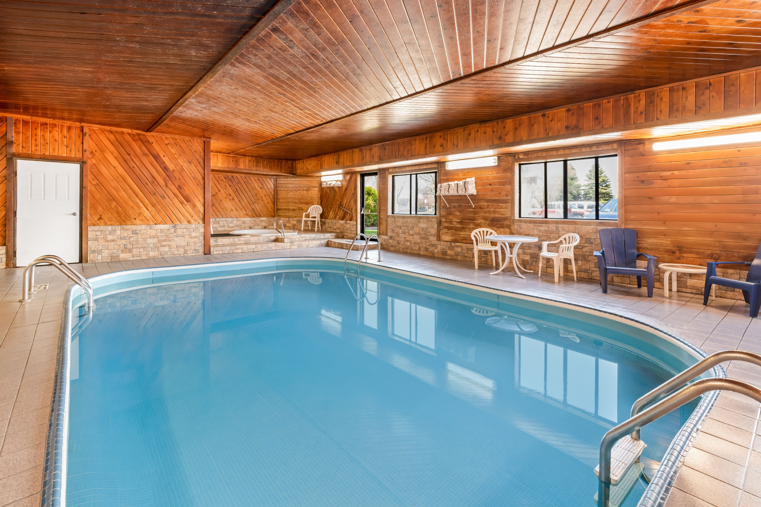 Indoor pool at the Days Inn by Wyndham Grand Forks Columbia Mall in Grand Forks, North Dakota