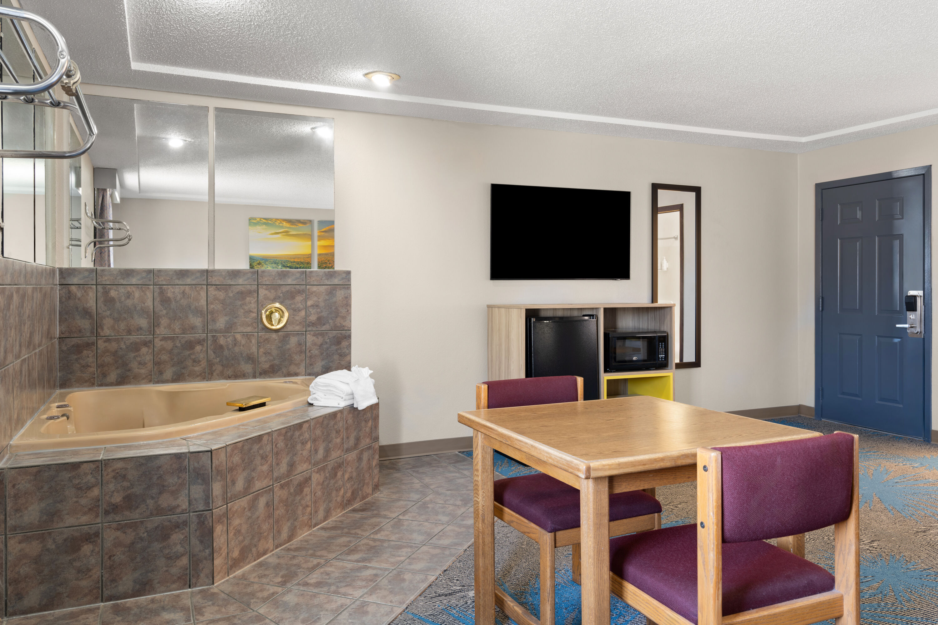 Days Inn by Wyndham Jamestown hot tub suite in Jamestown, North Dakota