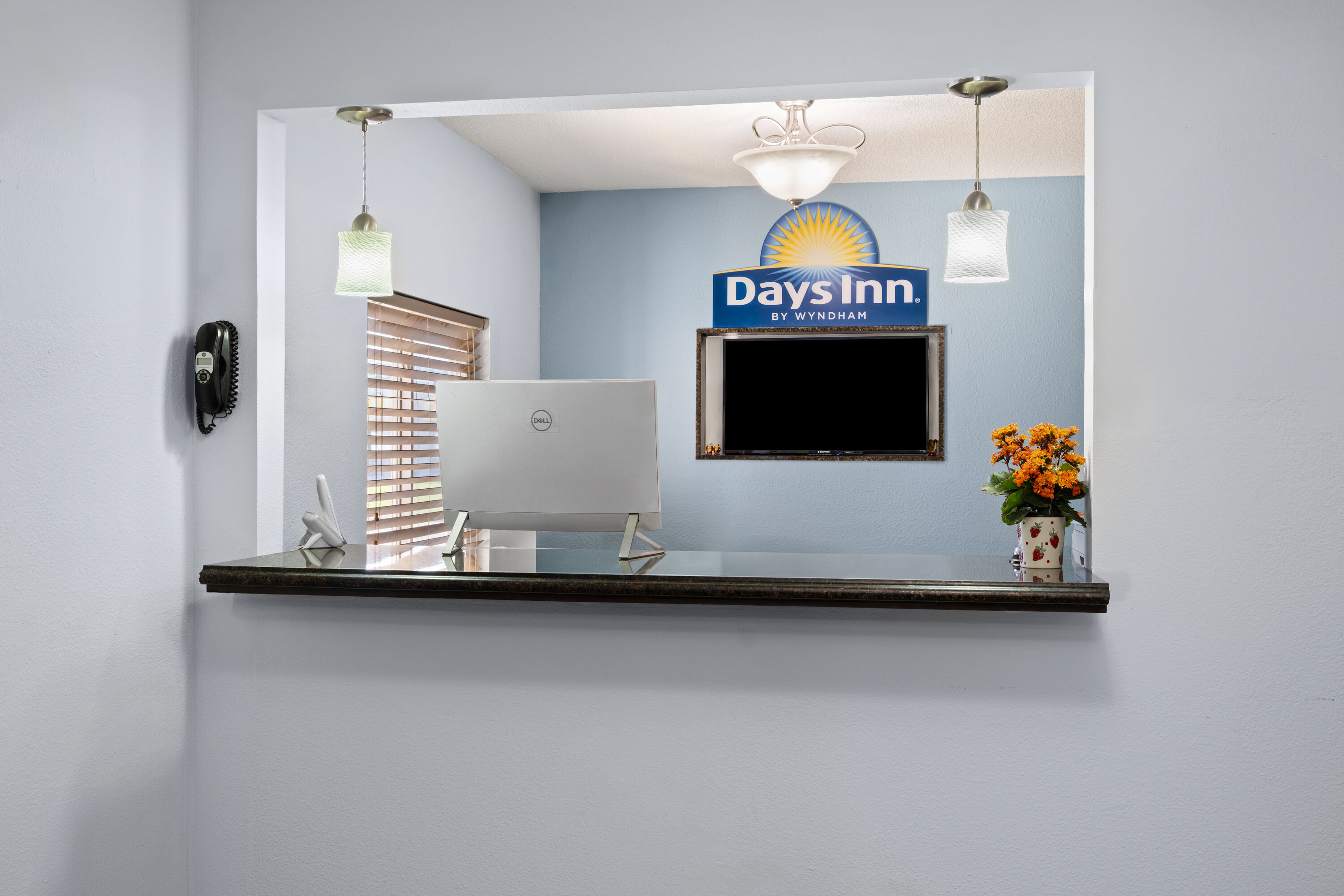 Days Inn by Wyndham Jamestown reception in Jamestown, North Dakota