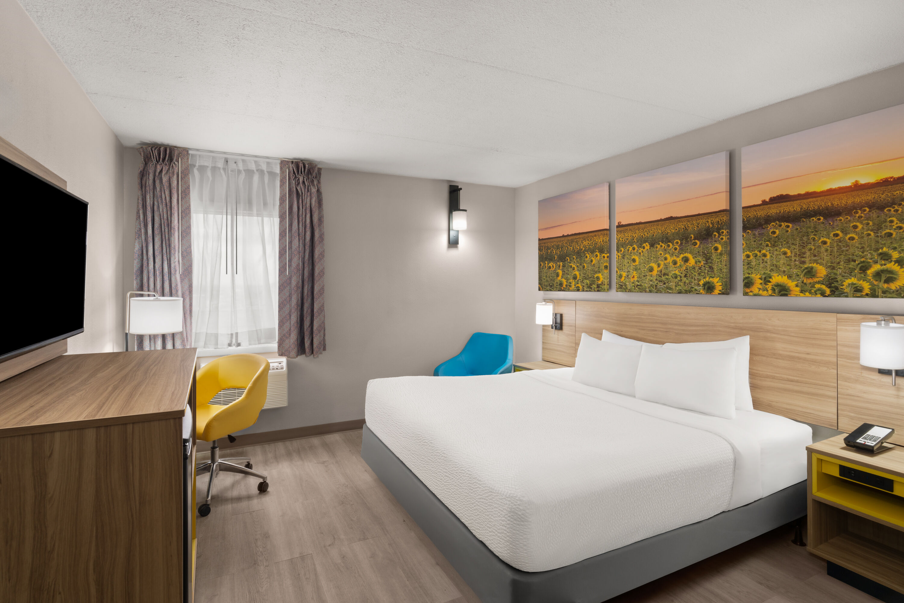 Guest room at the Days Inn by Wyndham Mandan Bismarck Area in Mandan, North Dakota