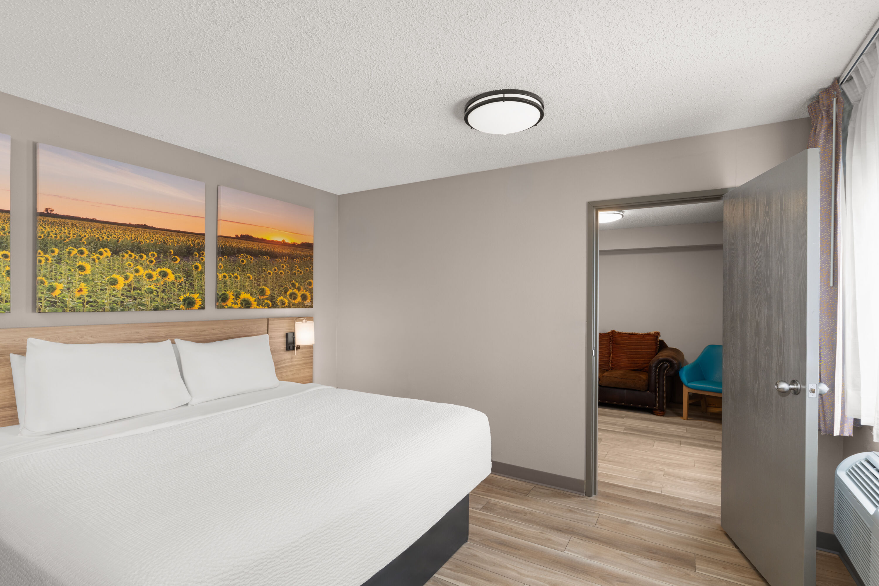Guest room at the Days Inn by Wyndham Mandan Bismarck Area in Mandan, North Dakota