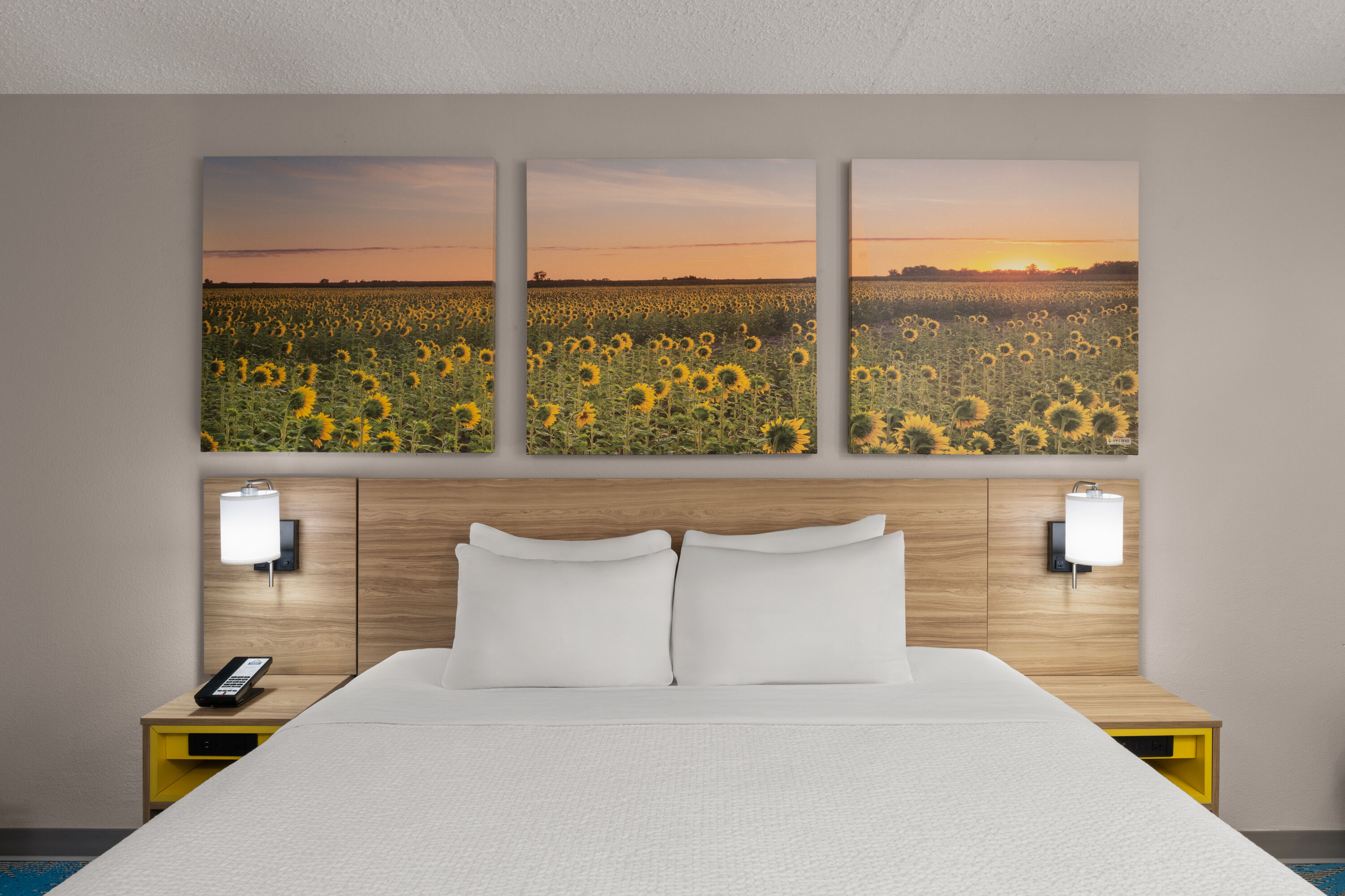 Guest room at the Days Inn by Wyndham Mandan Bismarck Area in Mandan, North Dakota