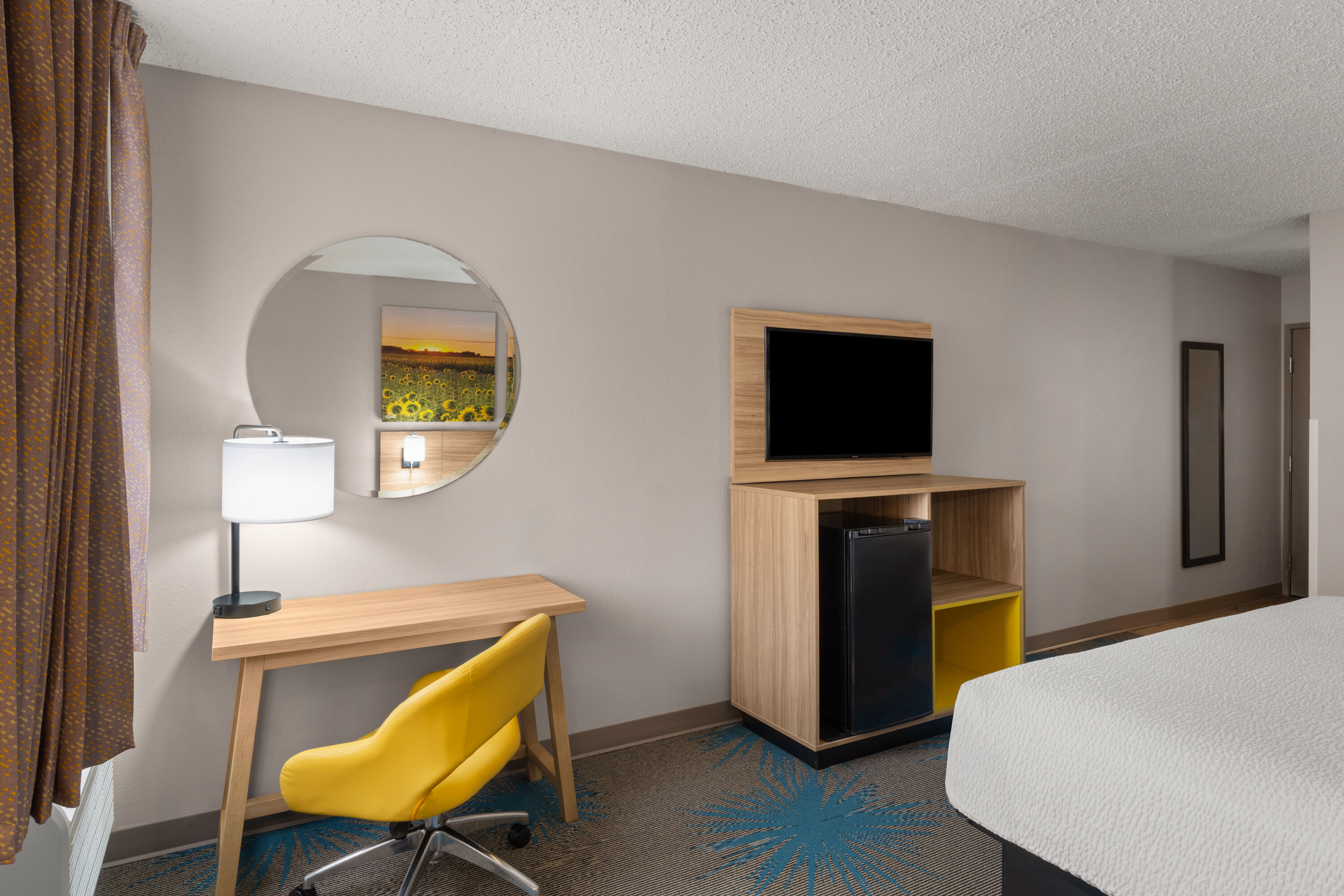 Guest room at the Days Inn by Wyndham Mandan Bismarck Area in Mandan, North Dakota