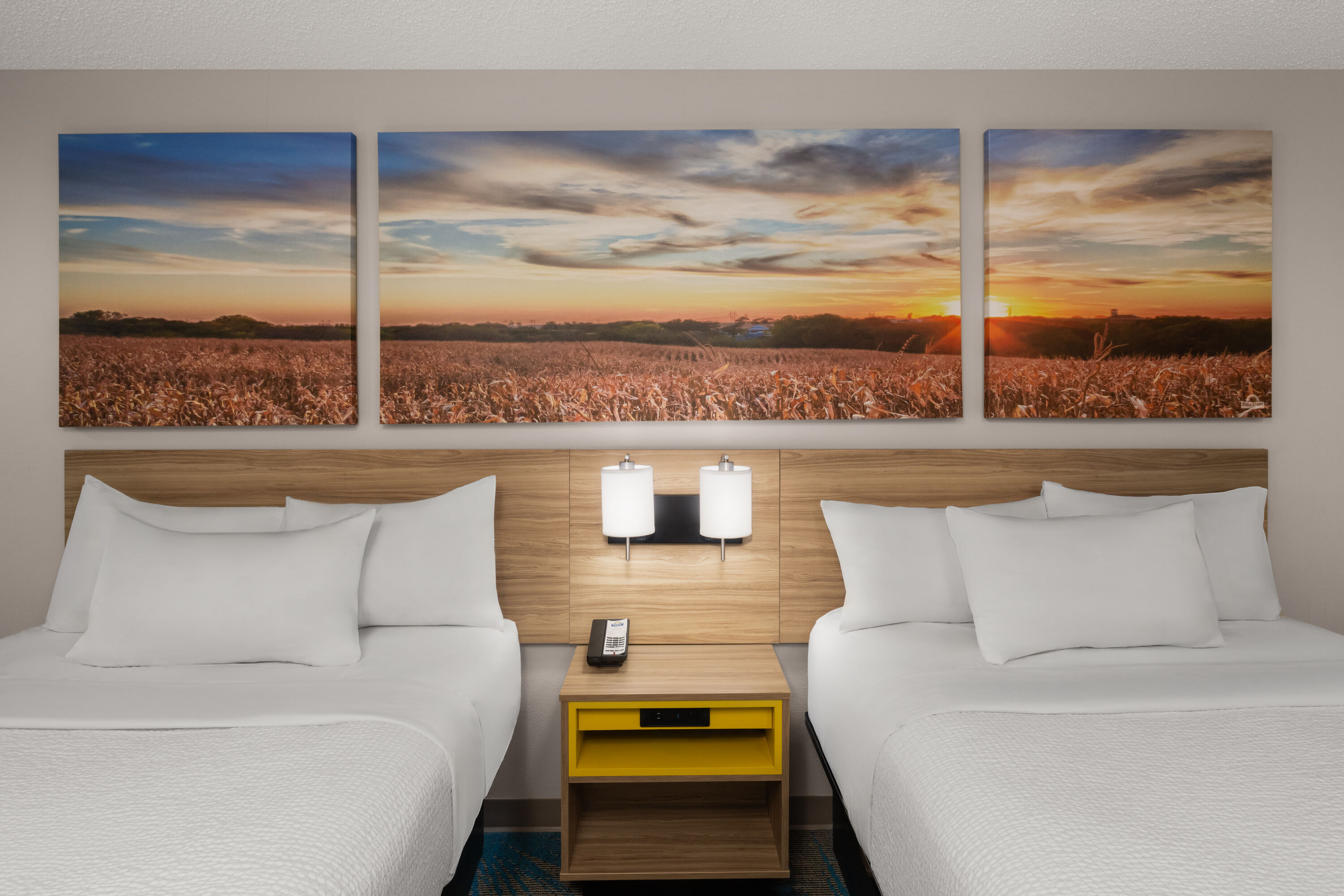 Guest room at the Days Inn by Wyndham Mandan Bismarck Area in Mandan, North Dakota
