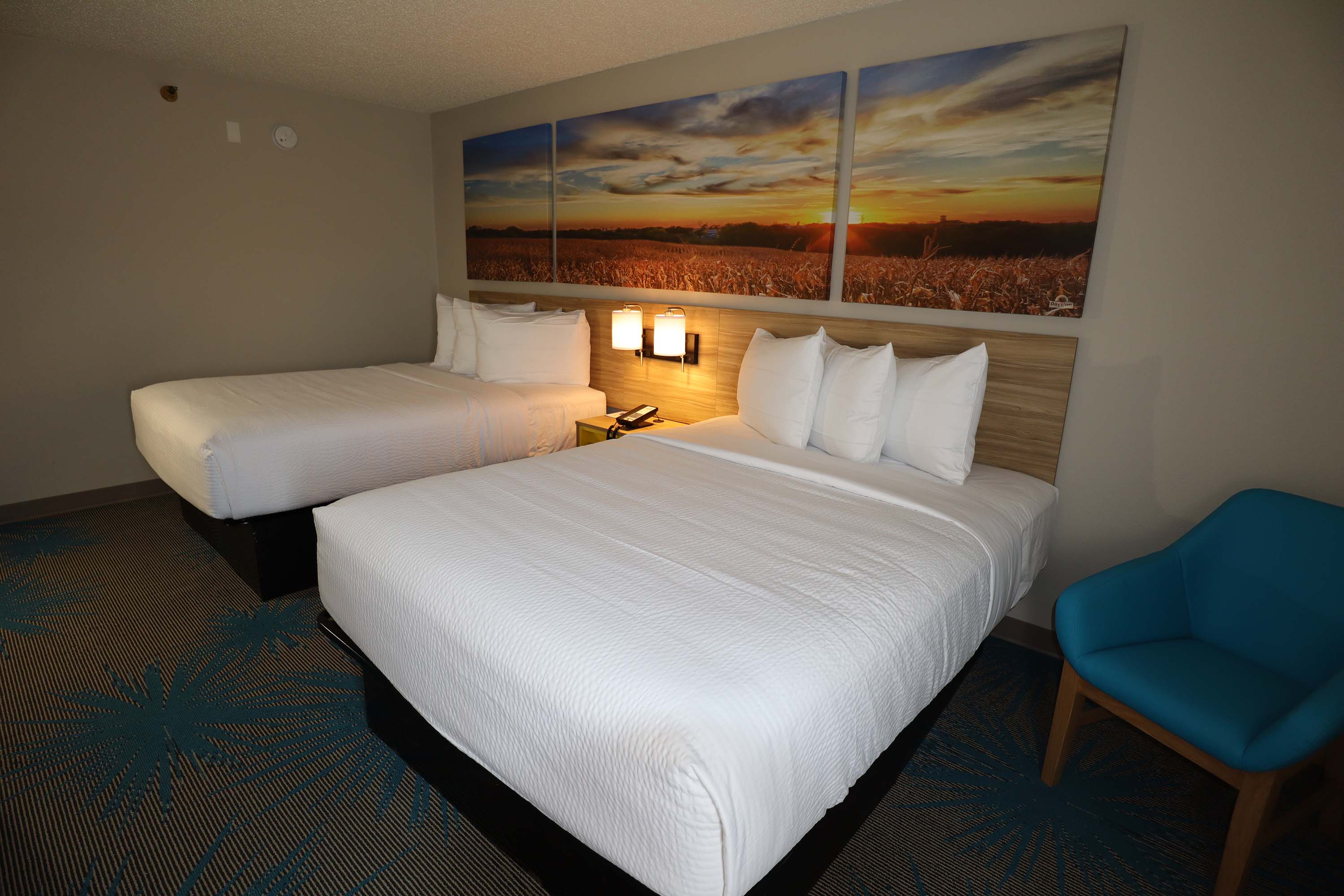 Guest room at the Days Inn by Wyndham Mandan Bismarck Area in Mandan, North Dakota